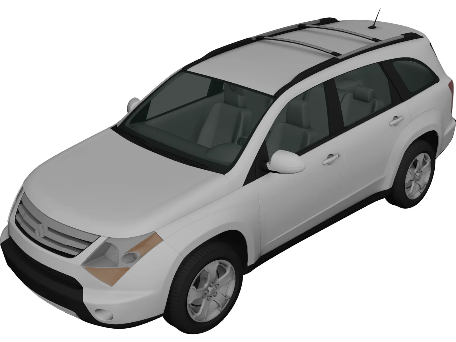 Suzuki XL7 (2009) 3D Model main preview