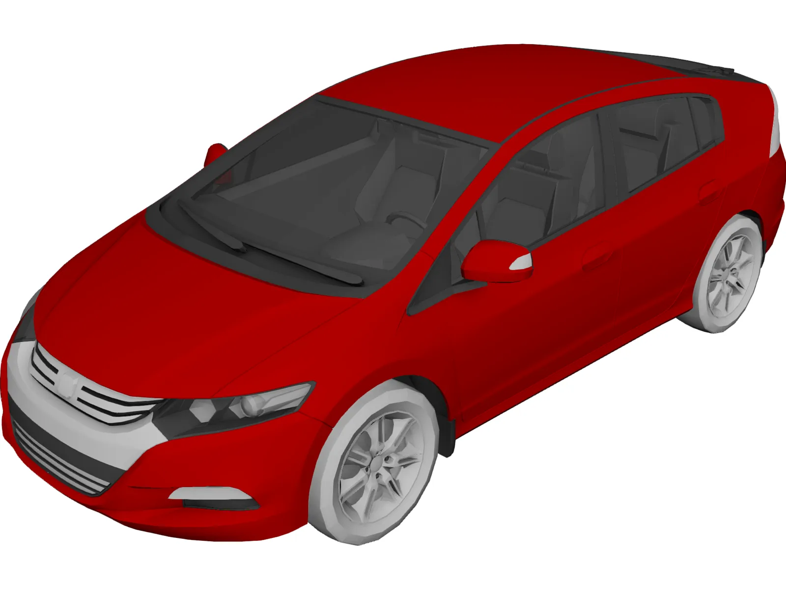 Honda Insight 3D Model main preview