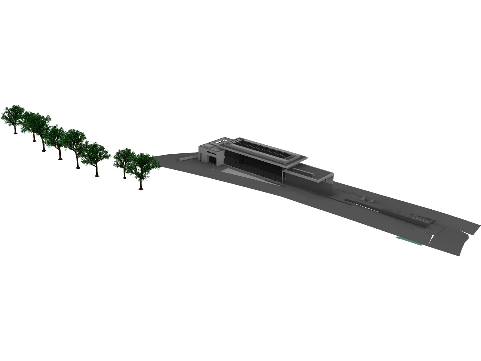 Ara Pacis 3D Model main preview