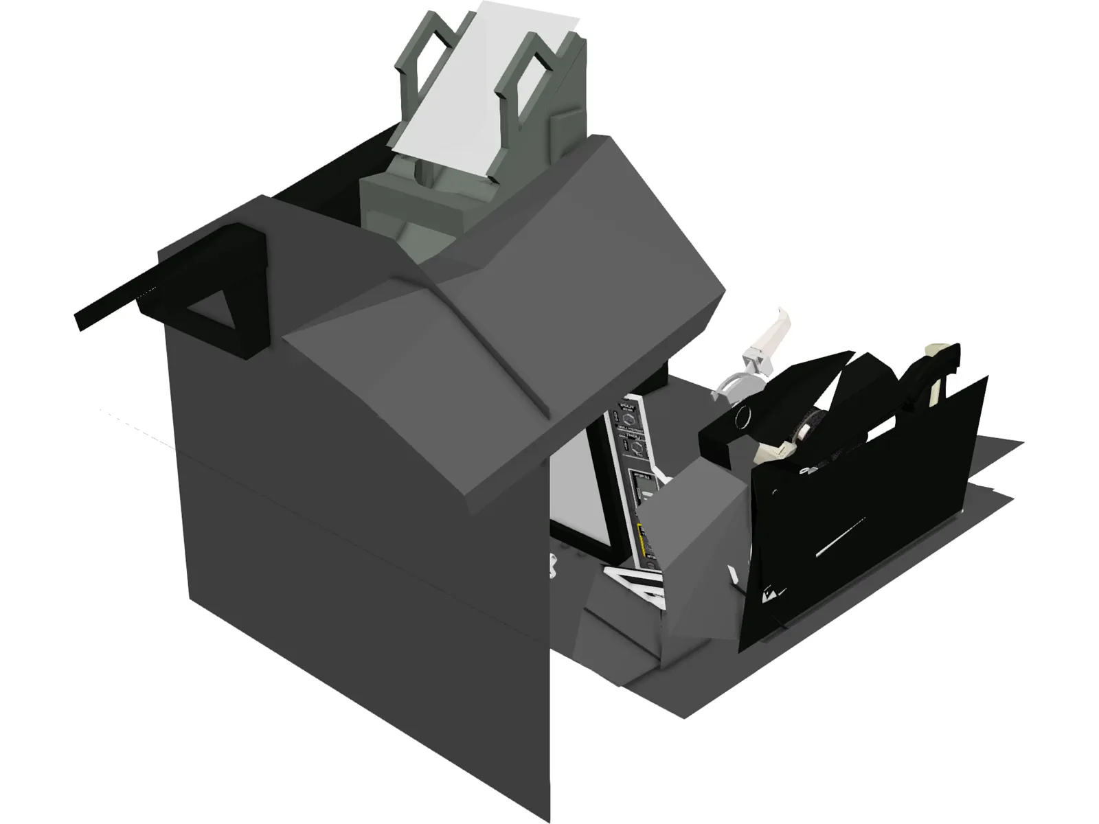 Mikoyan MiG-29 Cockpit 3D Model main preview