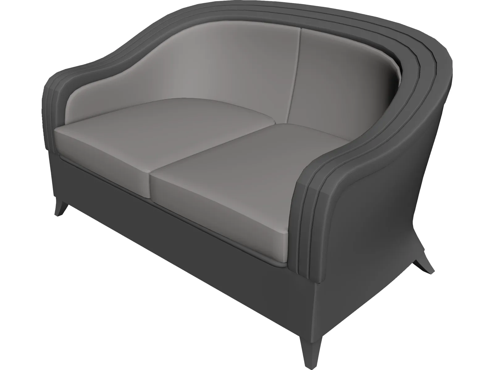 Modern Sofa 3D Model main preview