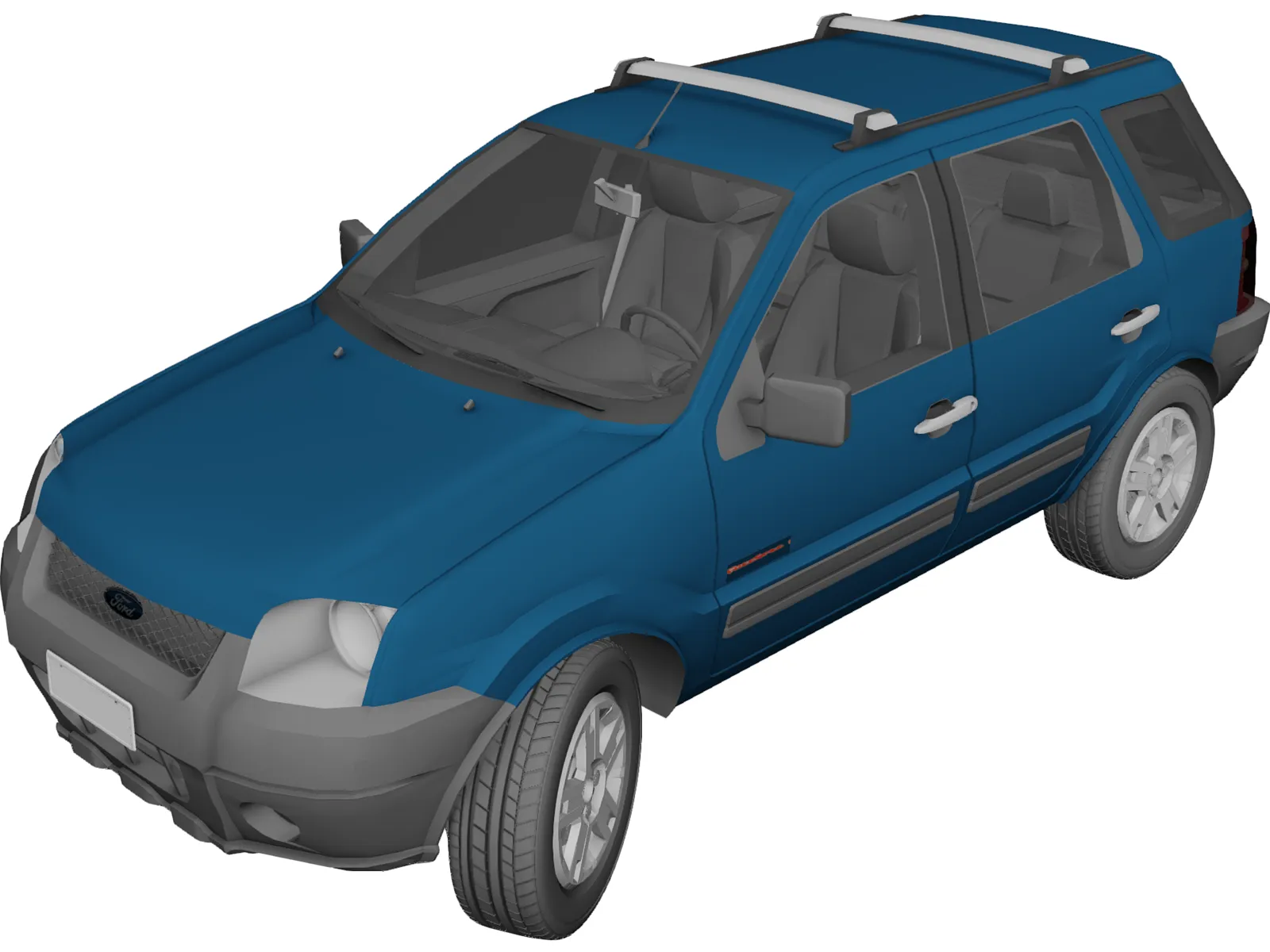 Ford EcoSport FreeStyle (2007) 3D Model main preview
