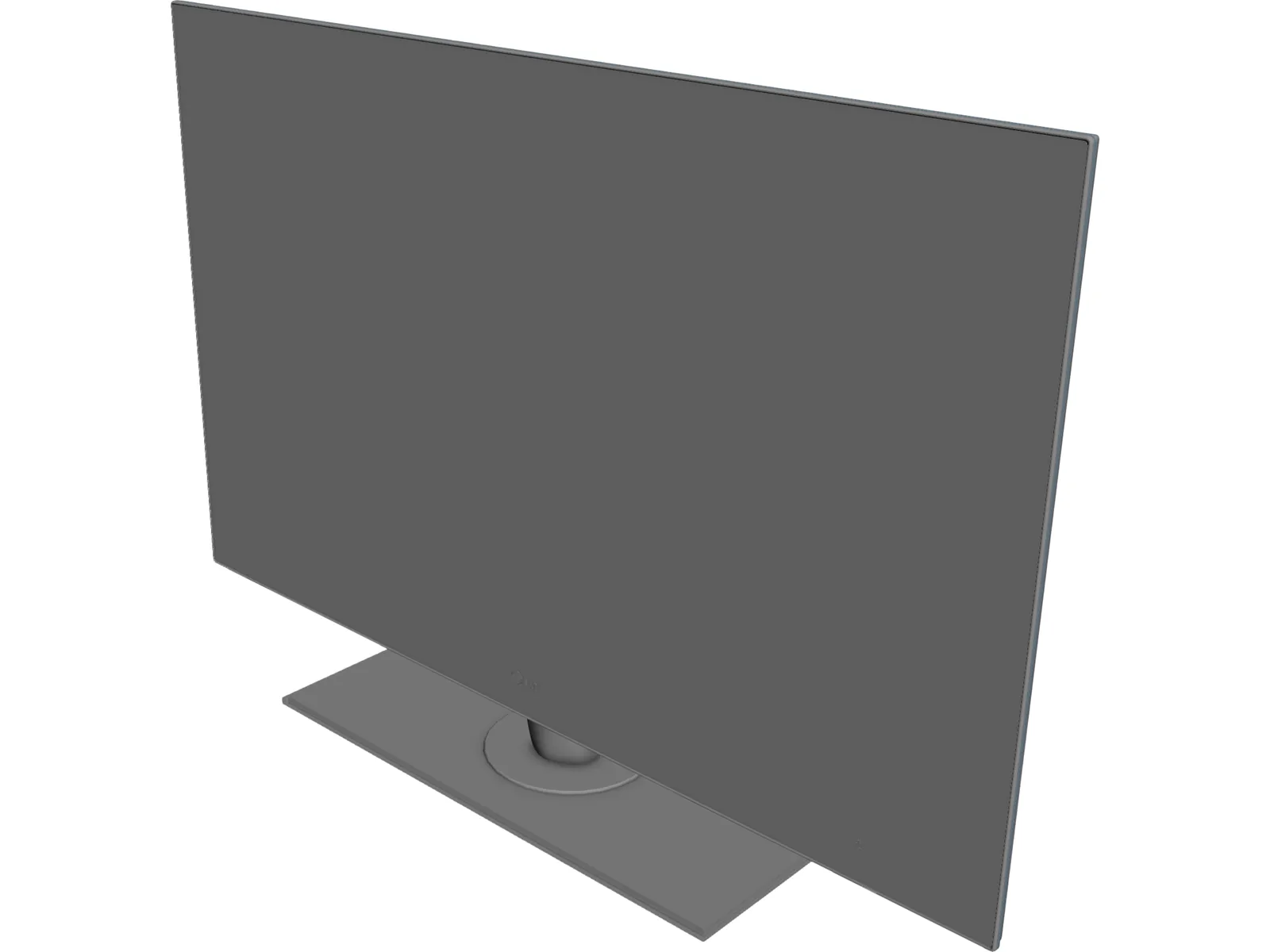 LG TV LCD LED 3D Model main preview