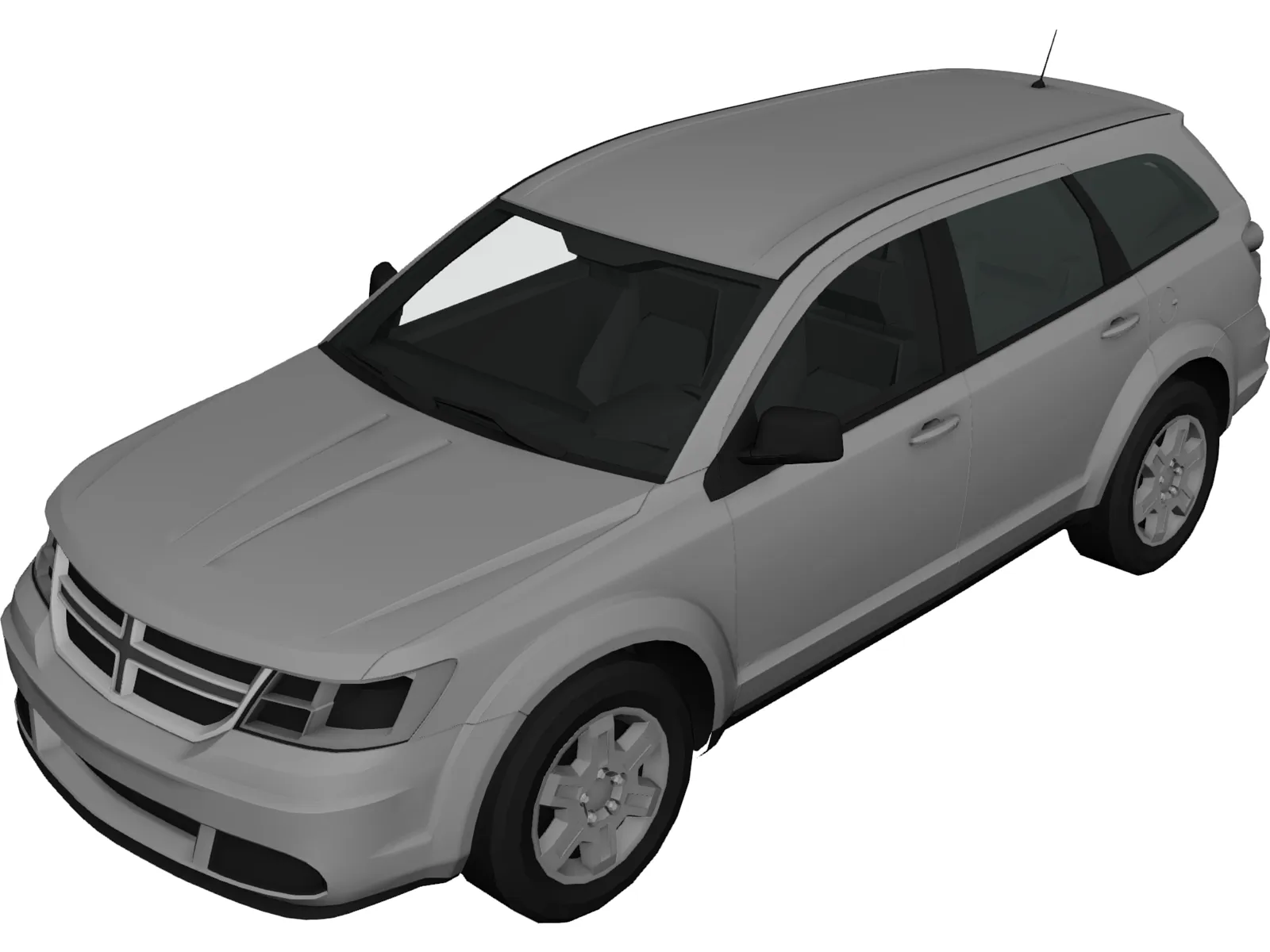 Dodge Journey (2012) 3D Model main preview