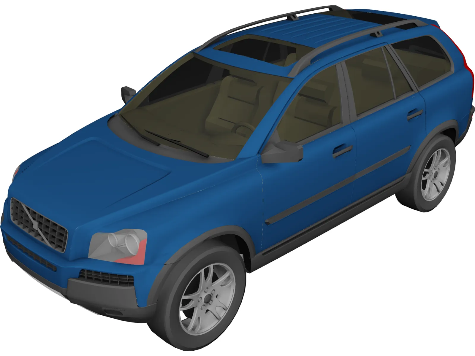Volvo XC90 (2005) 3D Model main preview