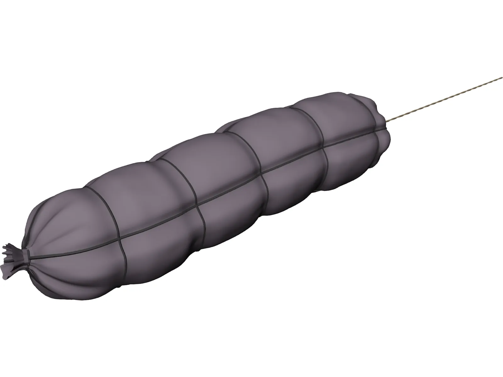 Slicing Sausage 3D Model main preview