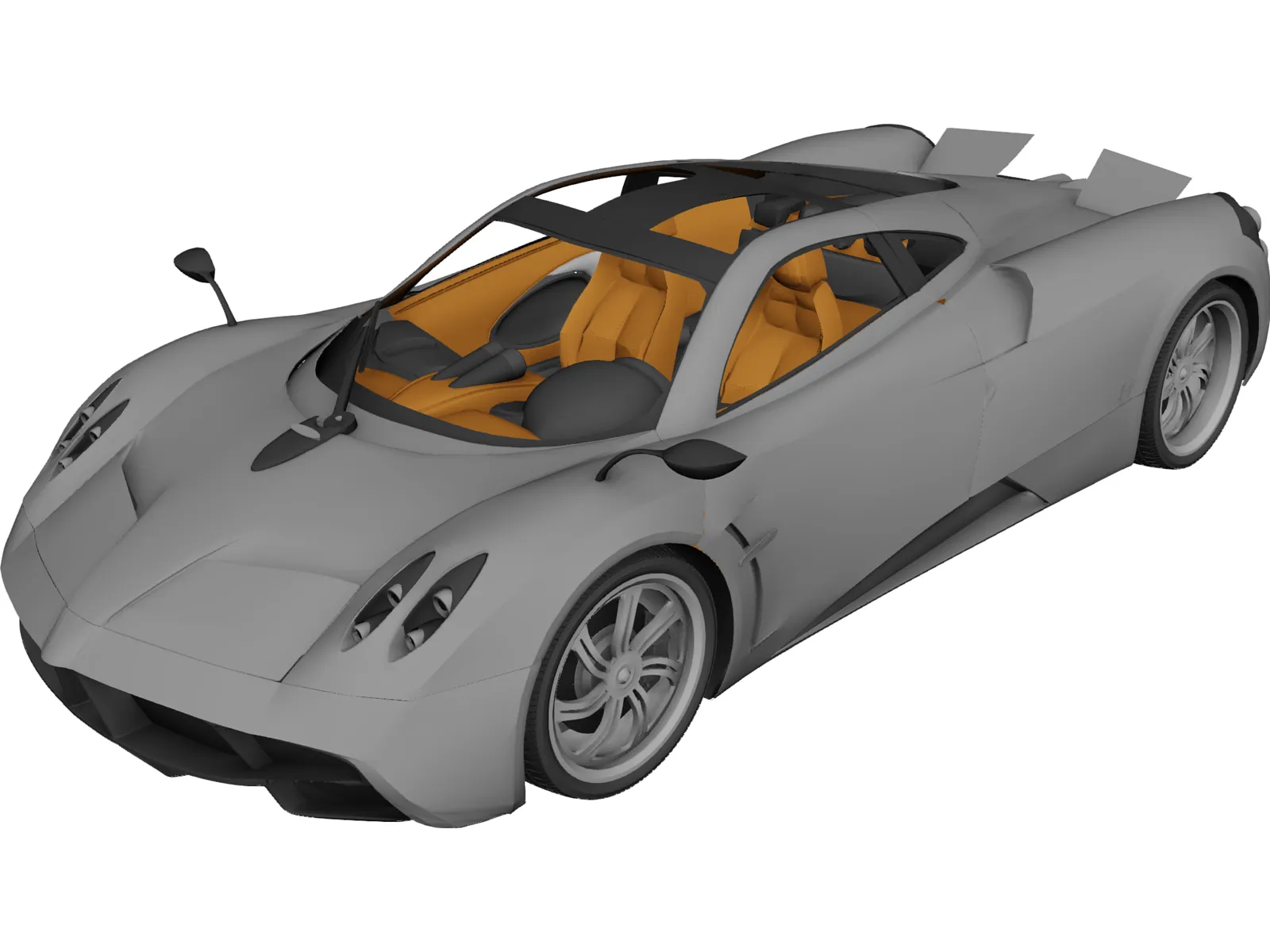 Pagani Huayra 3D Model main preview