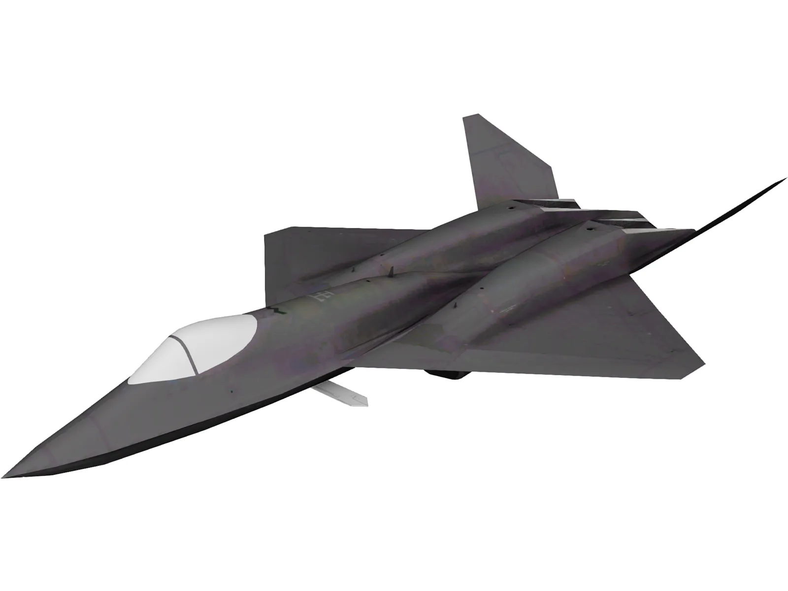 Northmann YF-23 Black Widow II 3D Model main preview