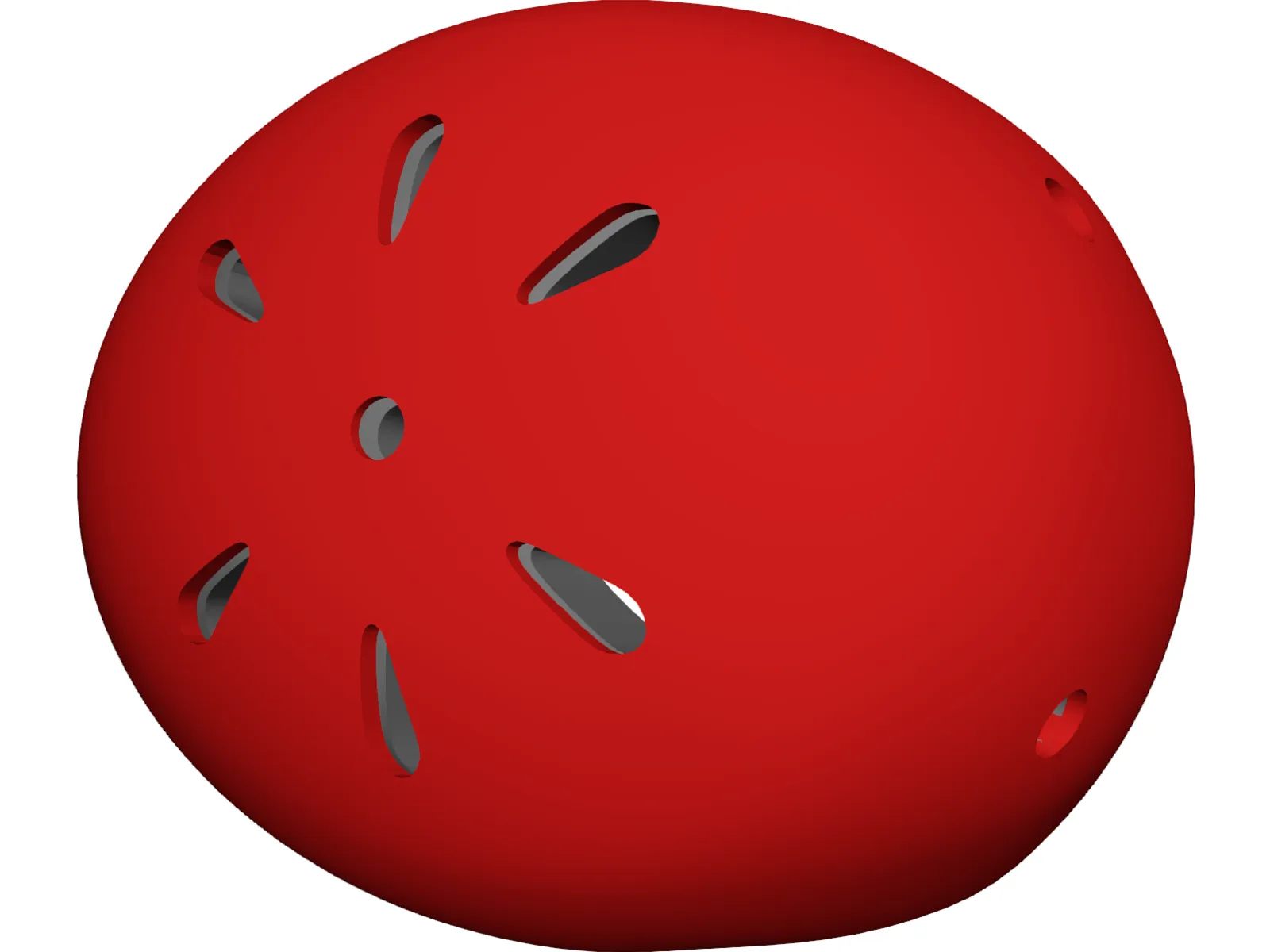 Skate Helmet 3D Model main preview