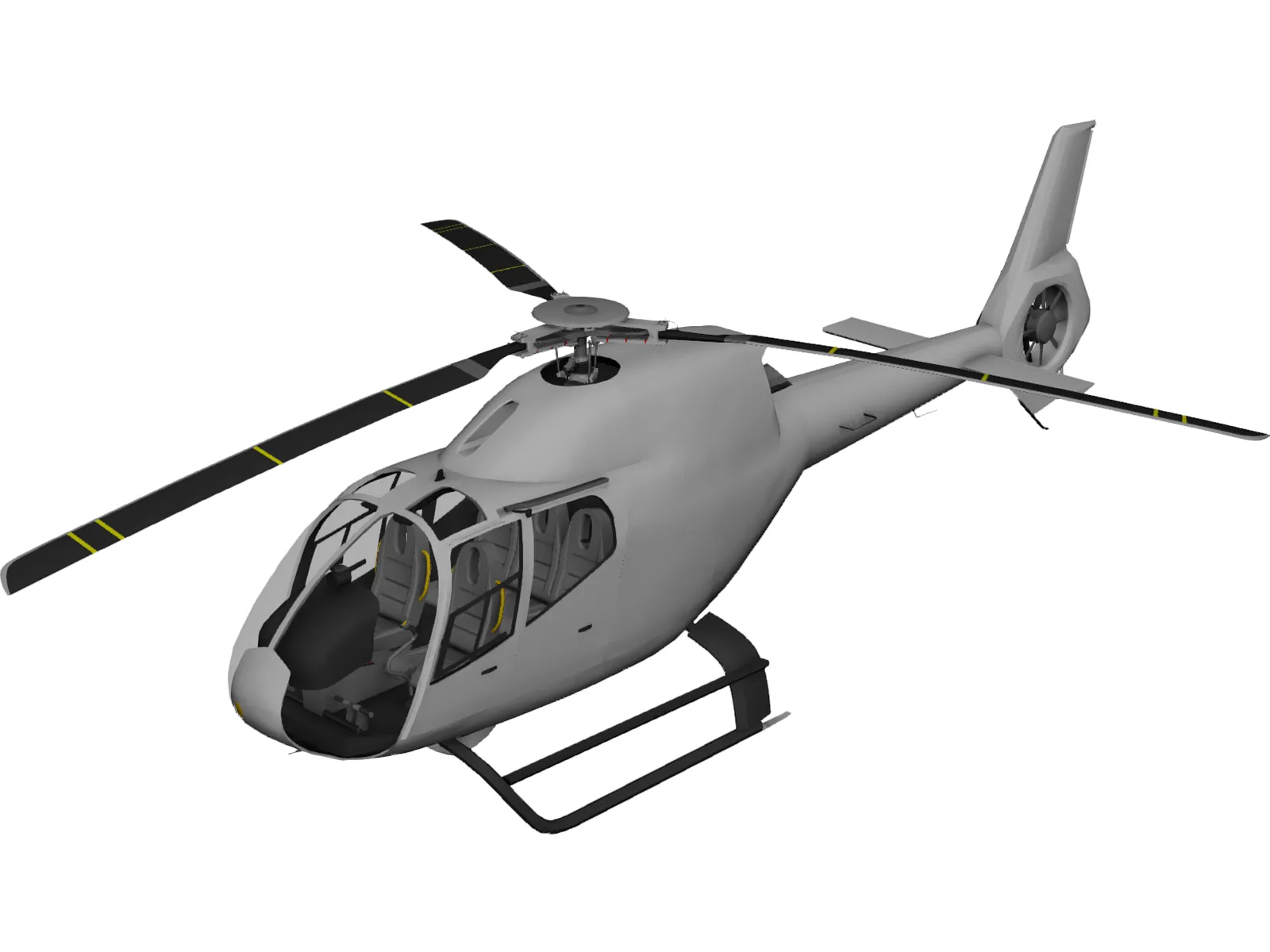 Eurocopter EC-120 3D Model main preview