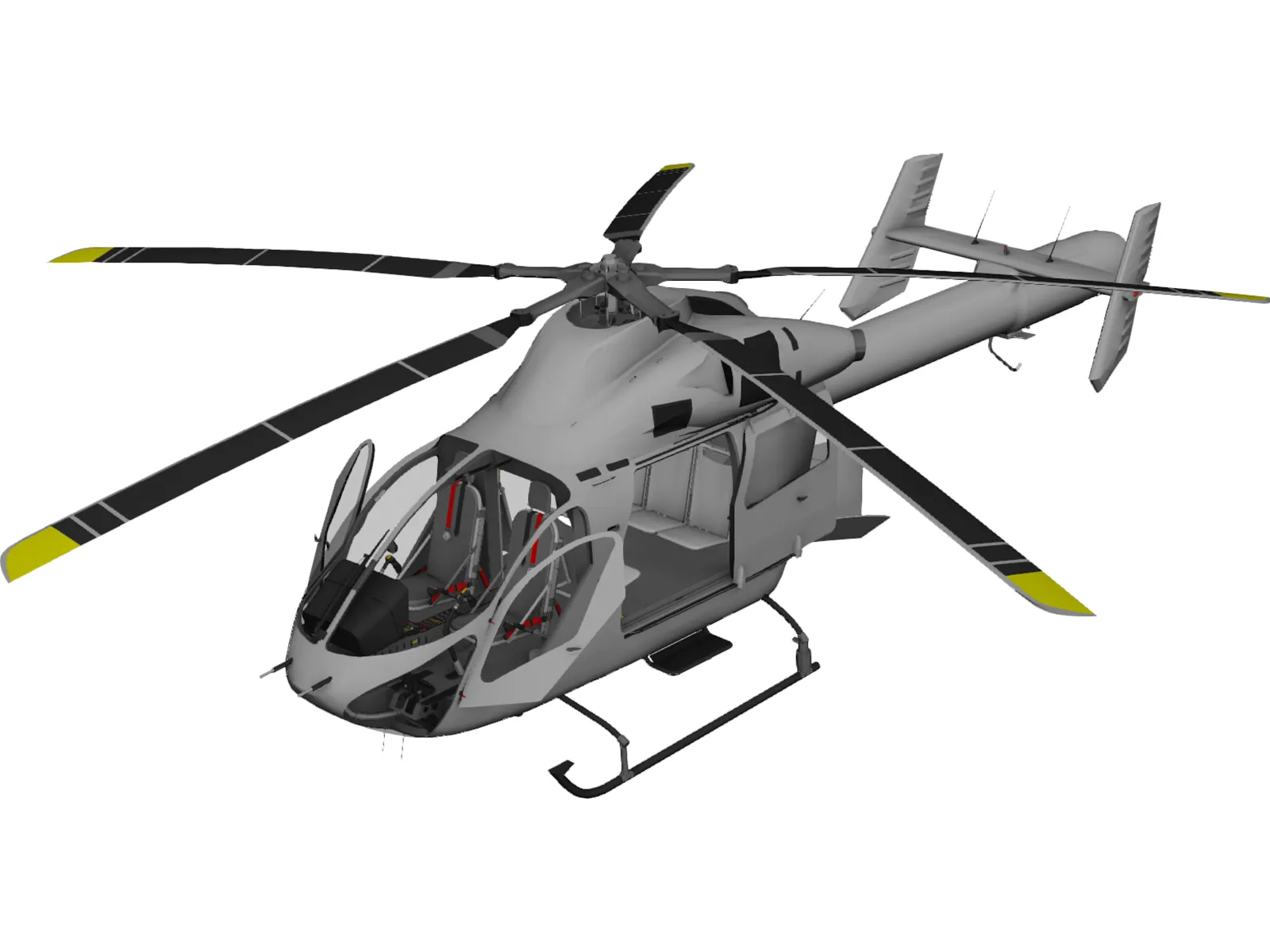 McDonnell Douglas MD-902 Explorer 3D Model main preview