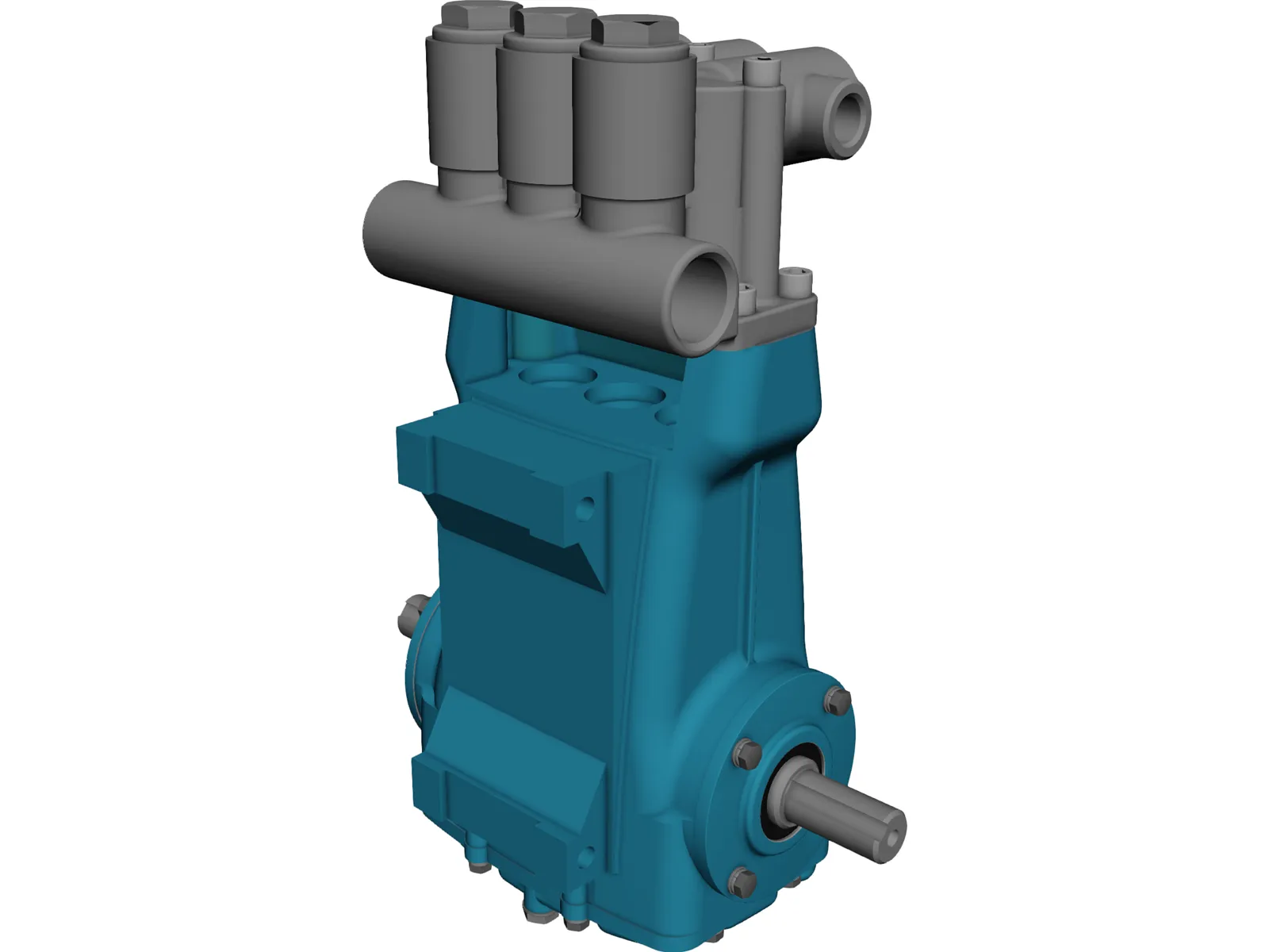 CAT 2510 High Pressure Pump 3D Model main preview