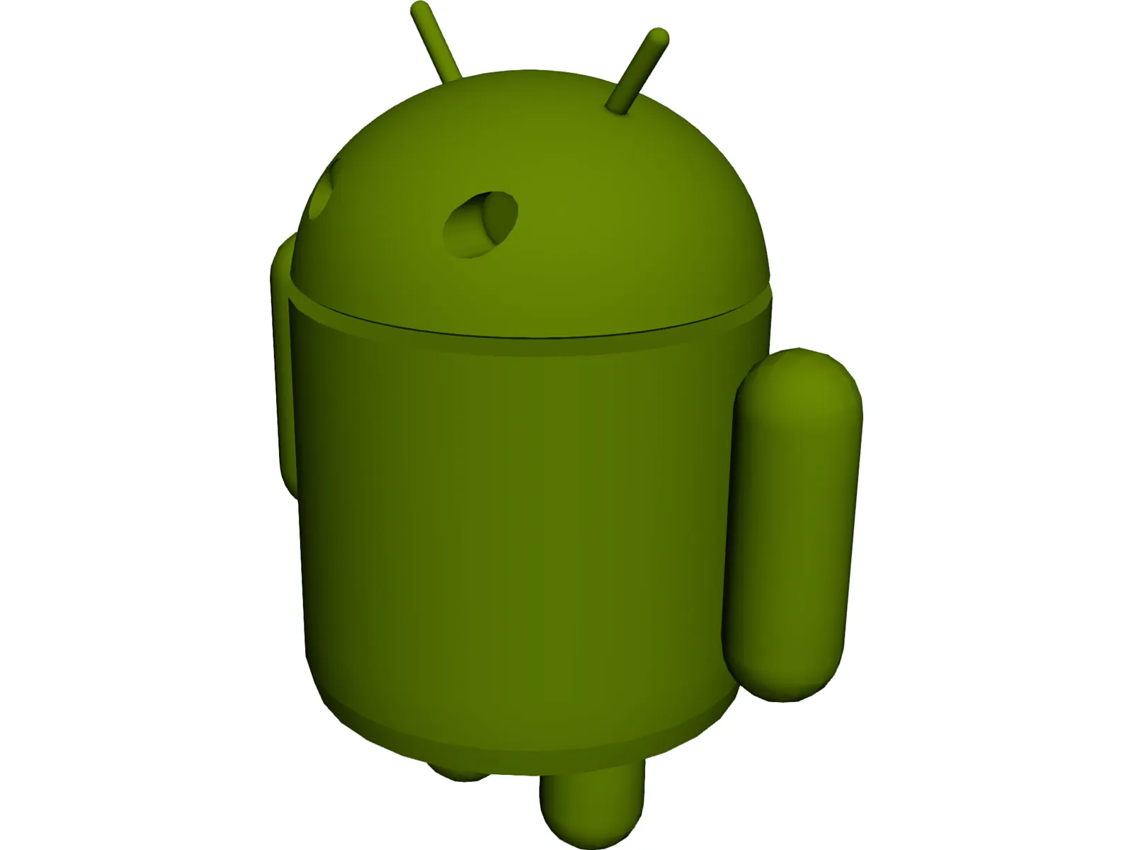 Android Figure Model 3D Model main preview