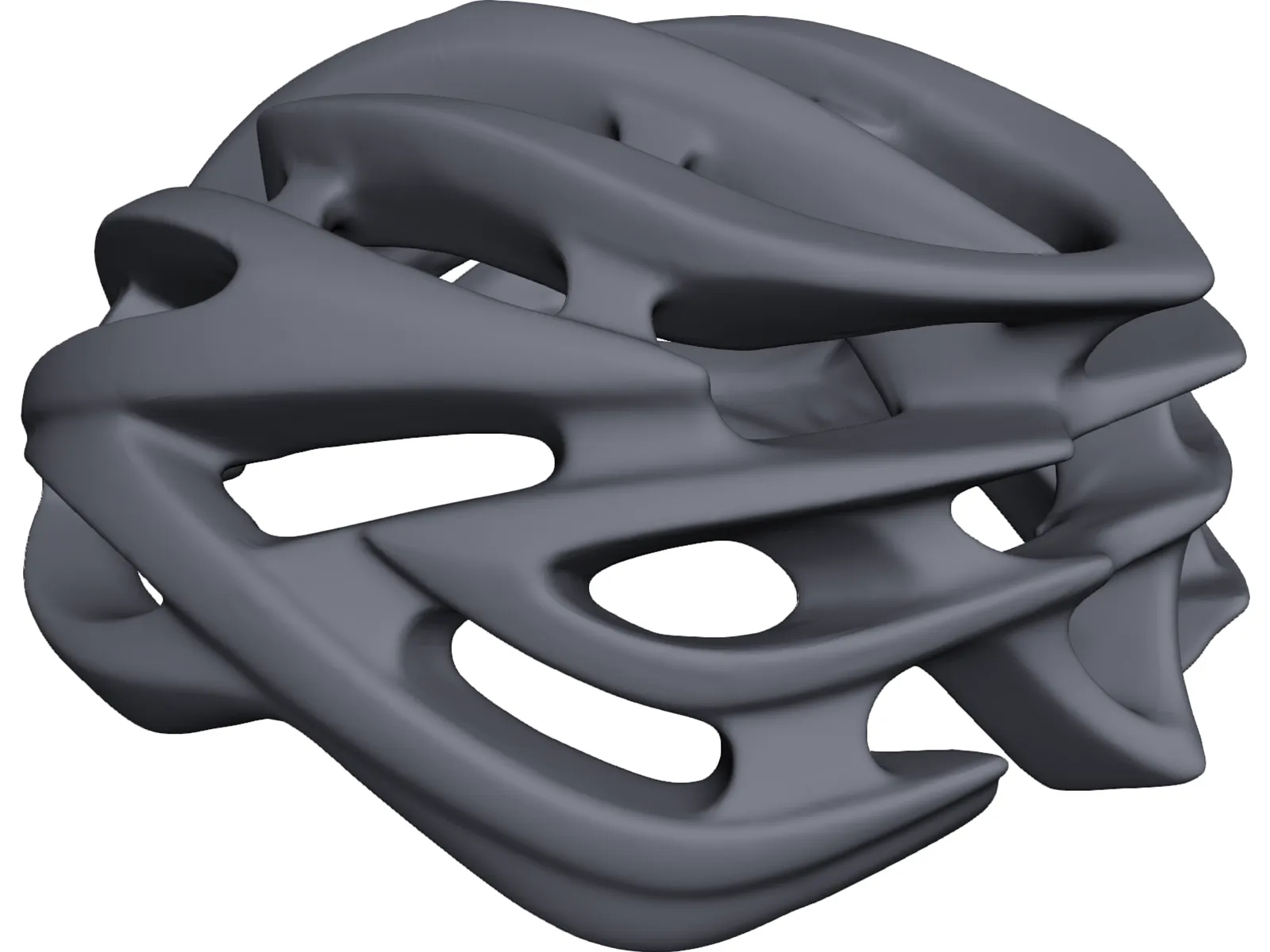 Bicycle Helmet 3D Model main preview