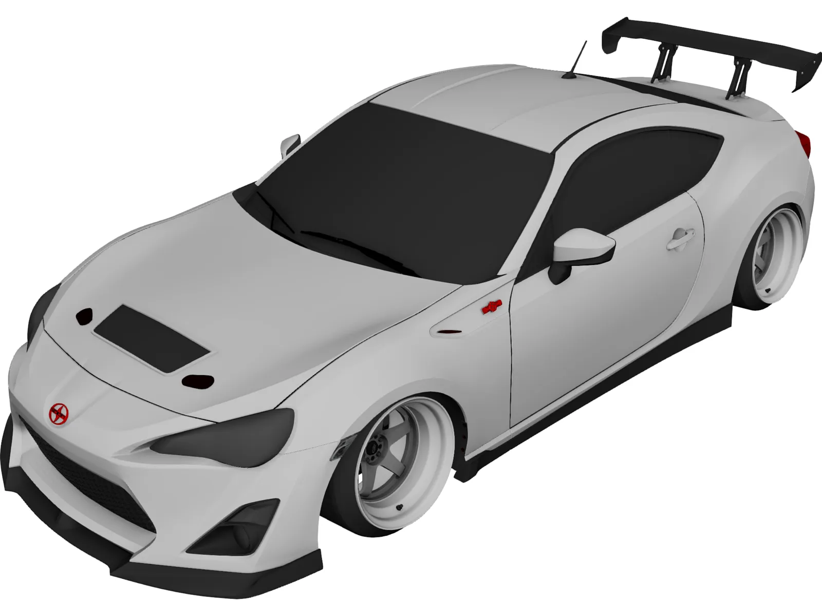 Scion FR-S (2013) [Tuned] 3D Model main preview