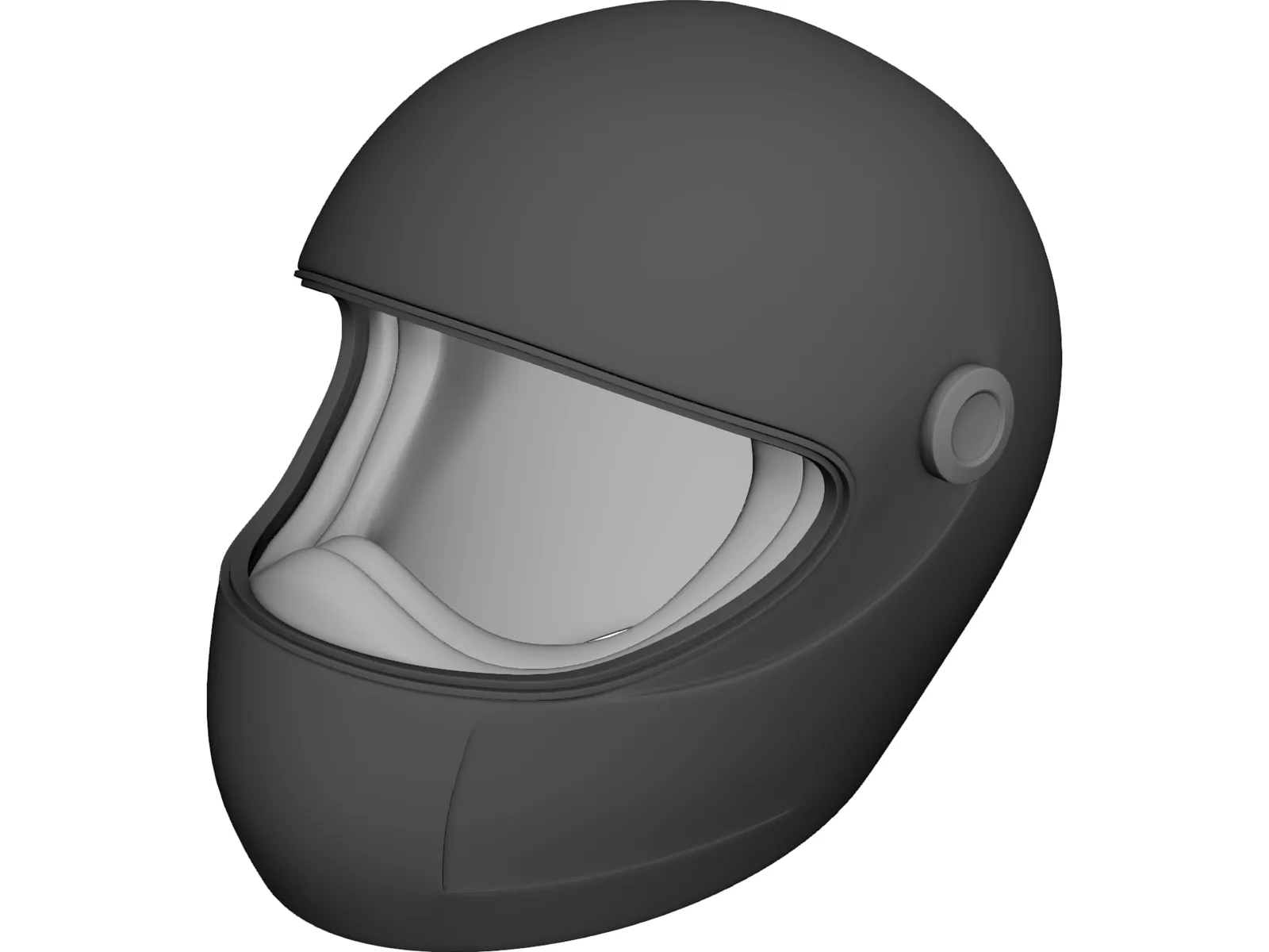 Motorcycle Helmet 3D Model main preview