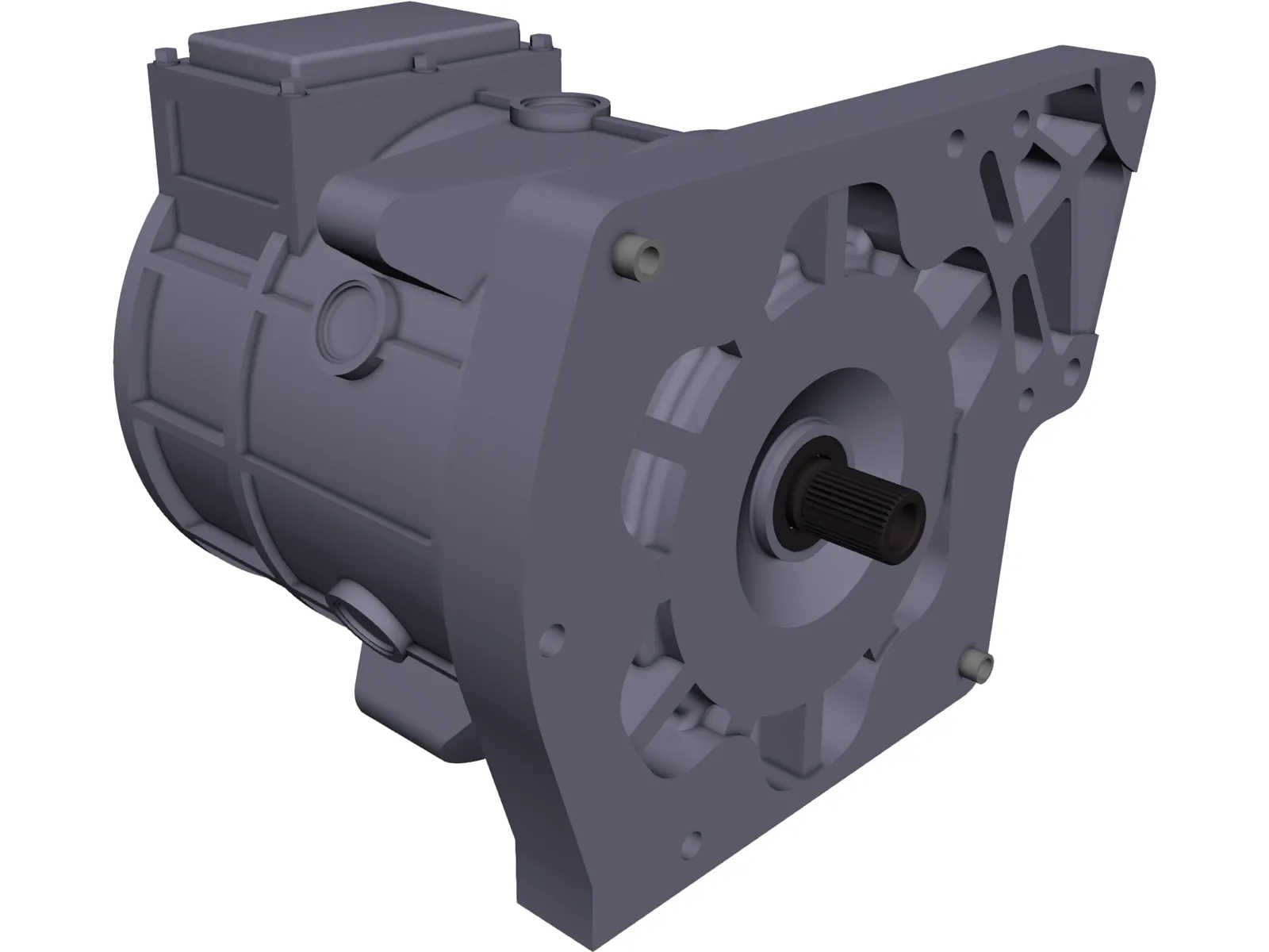 EV Motor 3D Model main preview