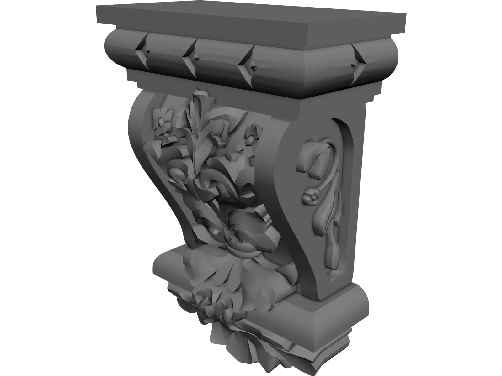 Cornice 3D Model main preview