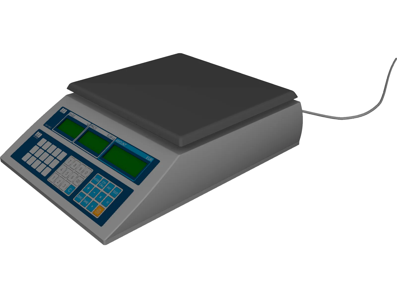 Fruit Scale 3D Model main preview