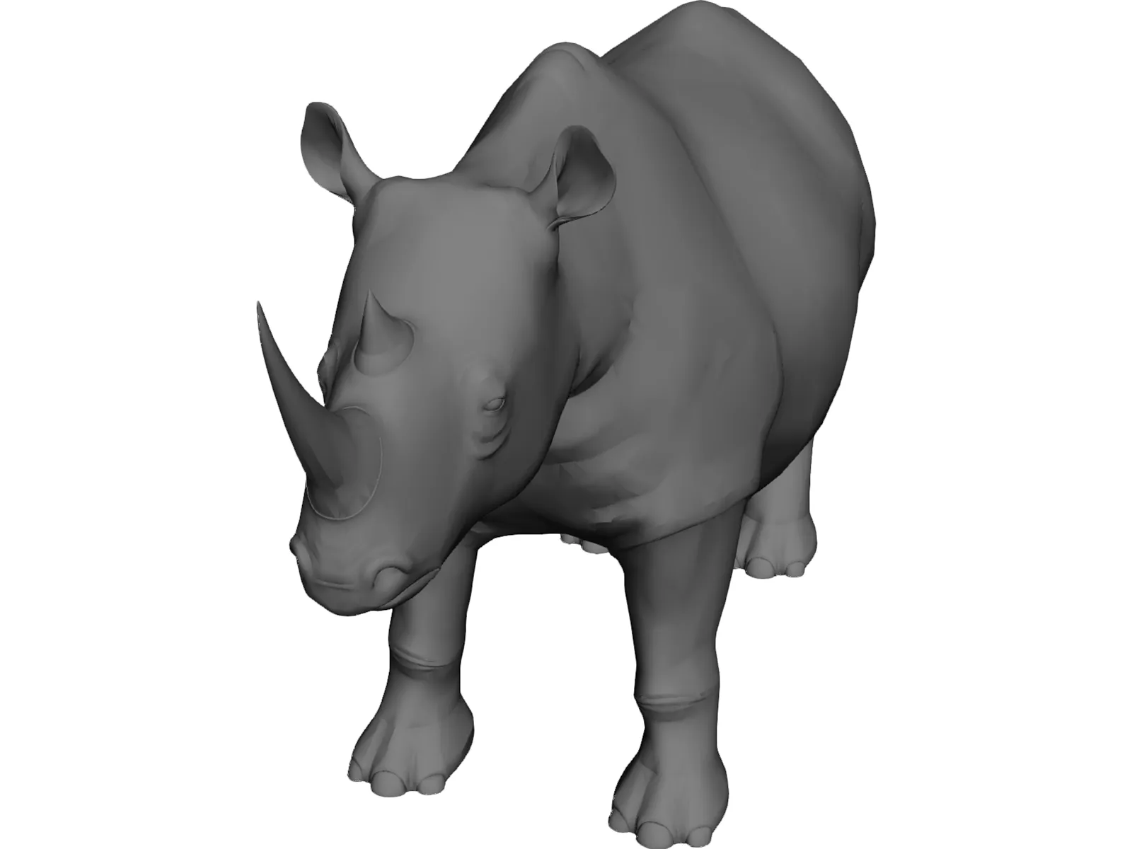 Rhino 3D Model main preview