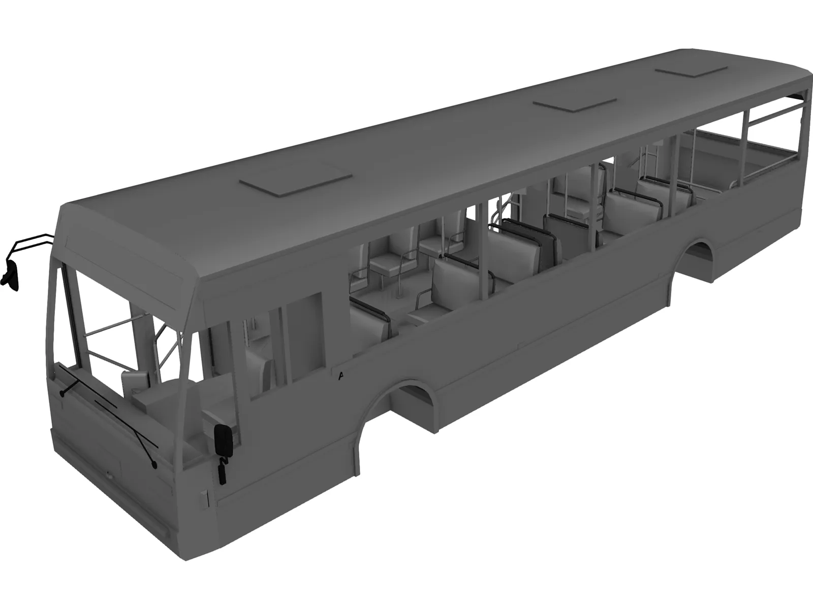 Raba Premier 091 Body 3D Model main preview
