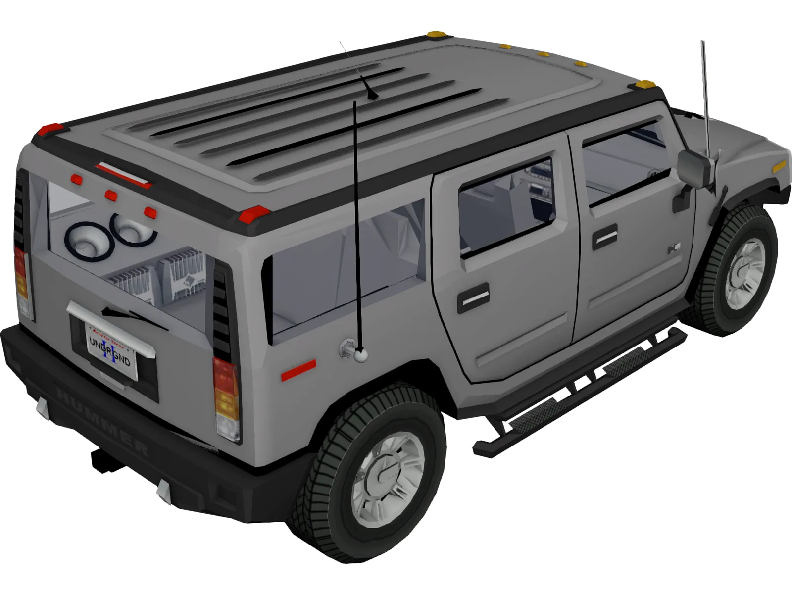 Hummer 3D Model main preview