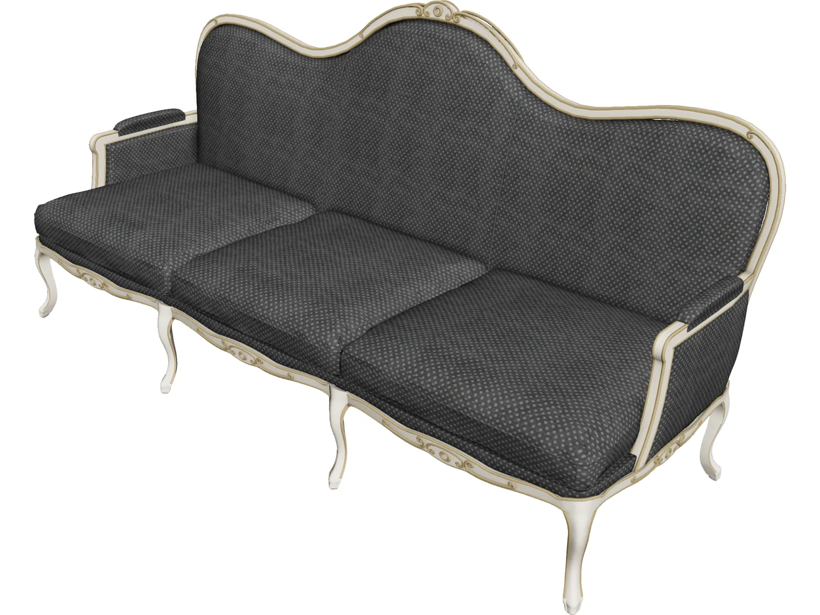 Chevigny Sofa 3D Model main preview
