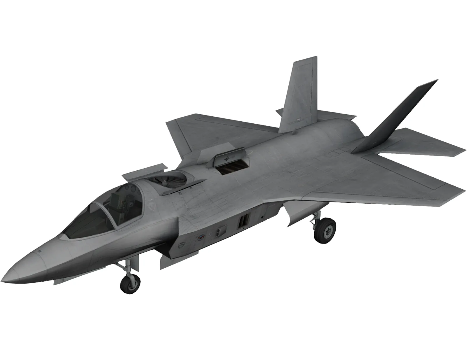Lockheed Martin JSF F-35 3D Model main preview