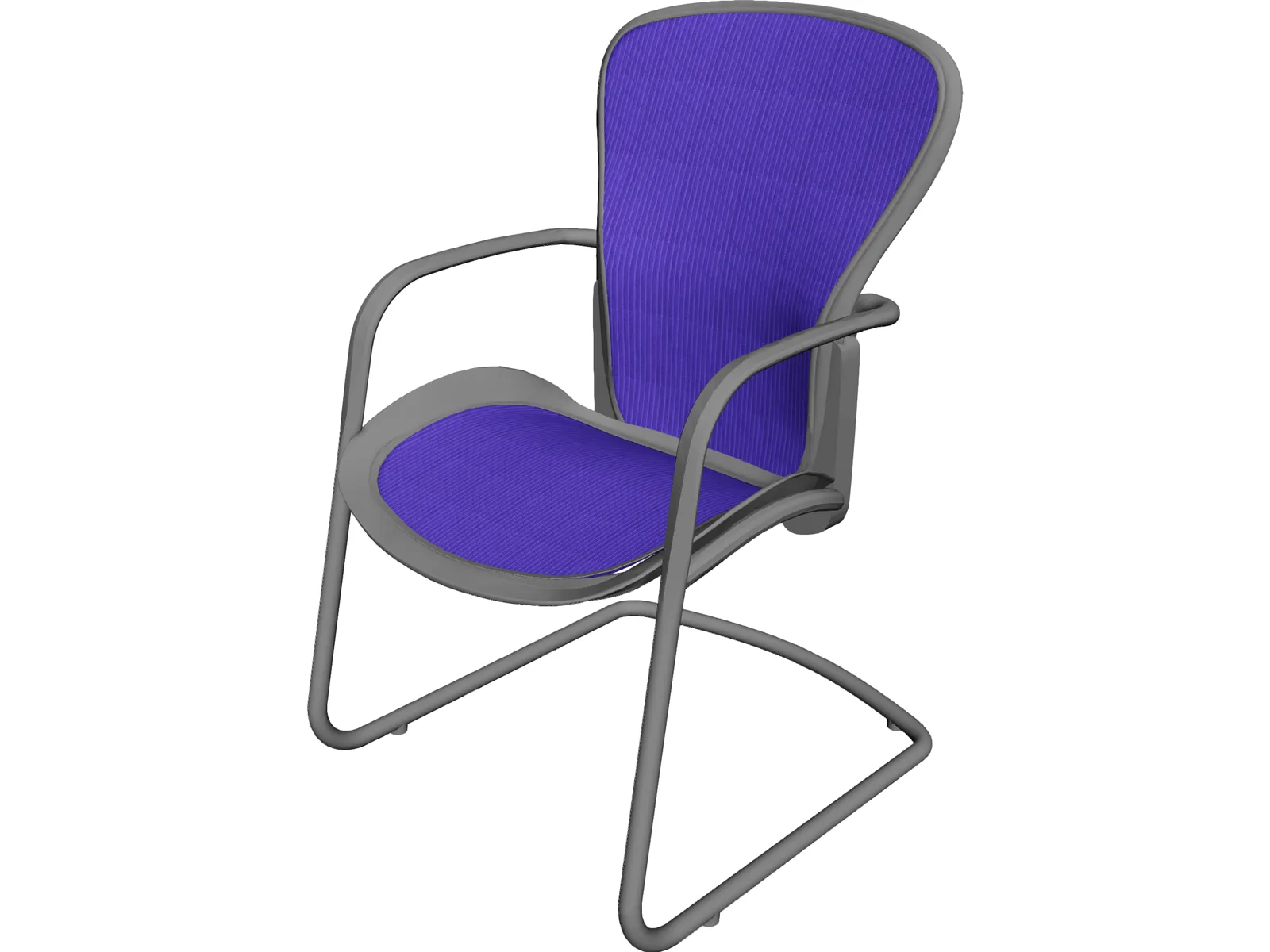 Office Chair 3D Model main preview