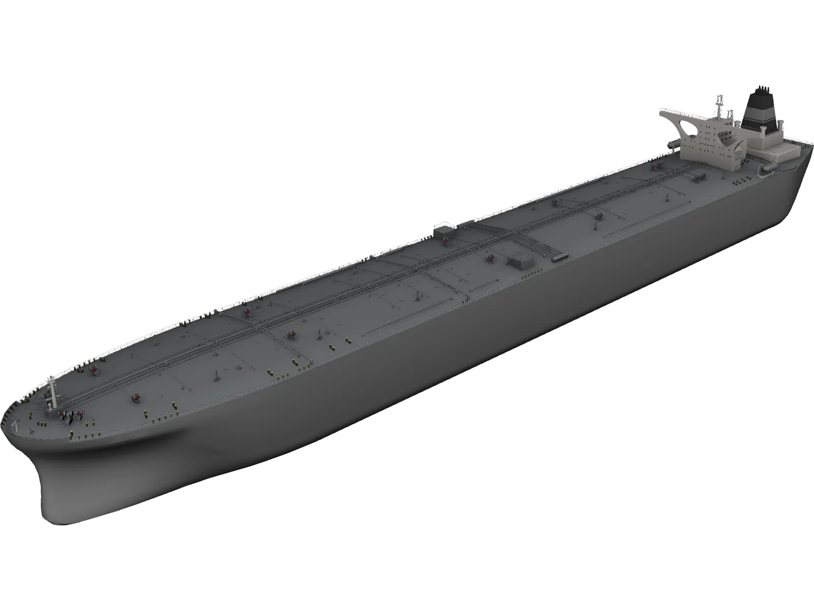 Tanker 3D Model main preview