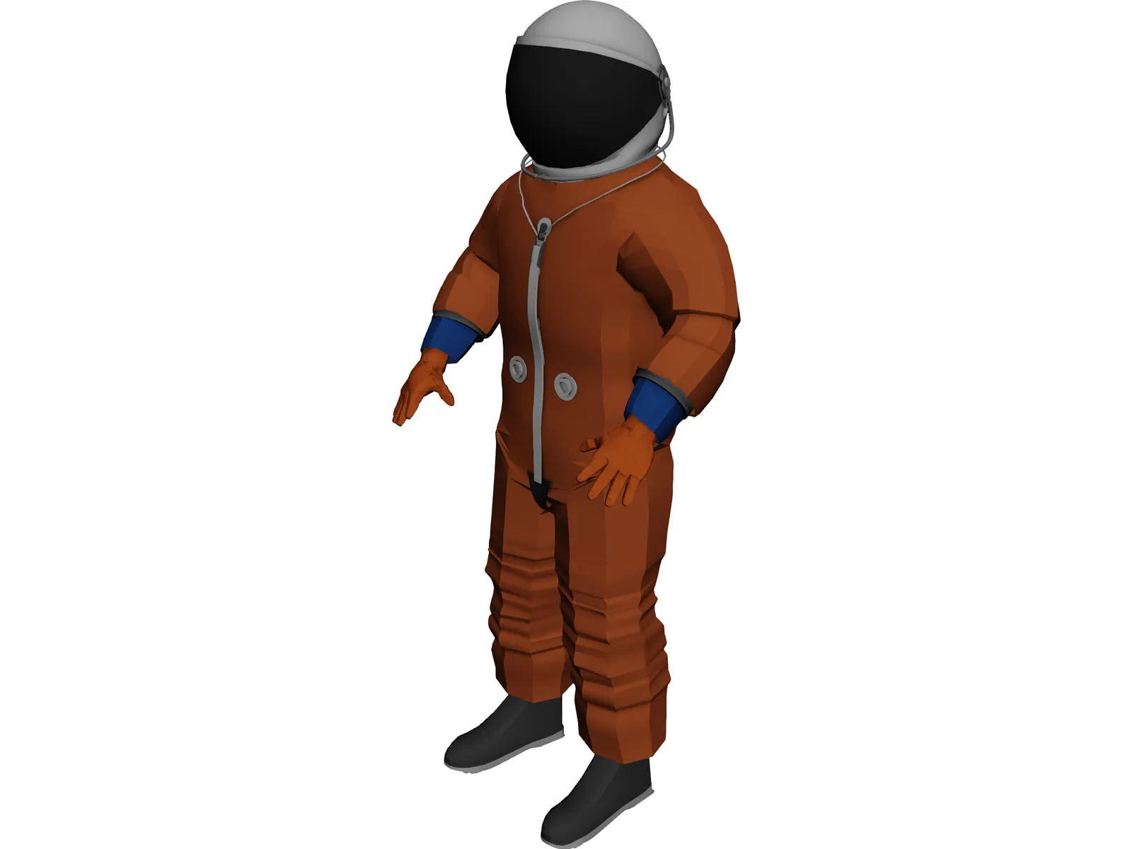 Astronaut 3D Model main preview