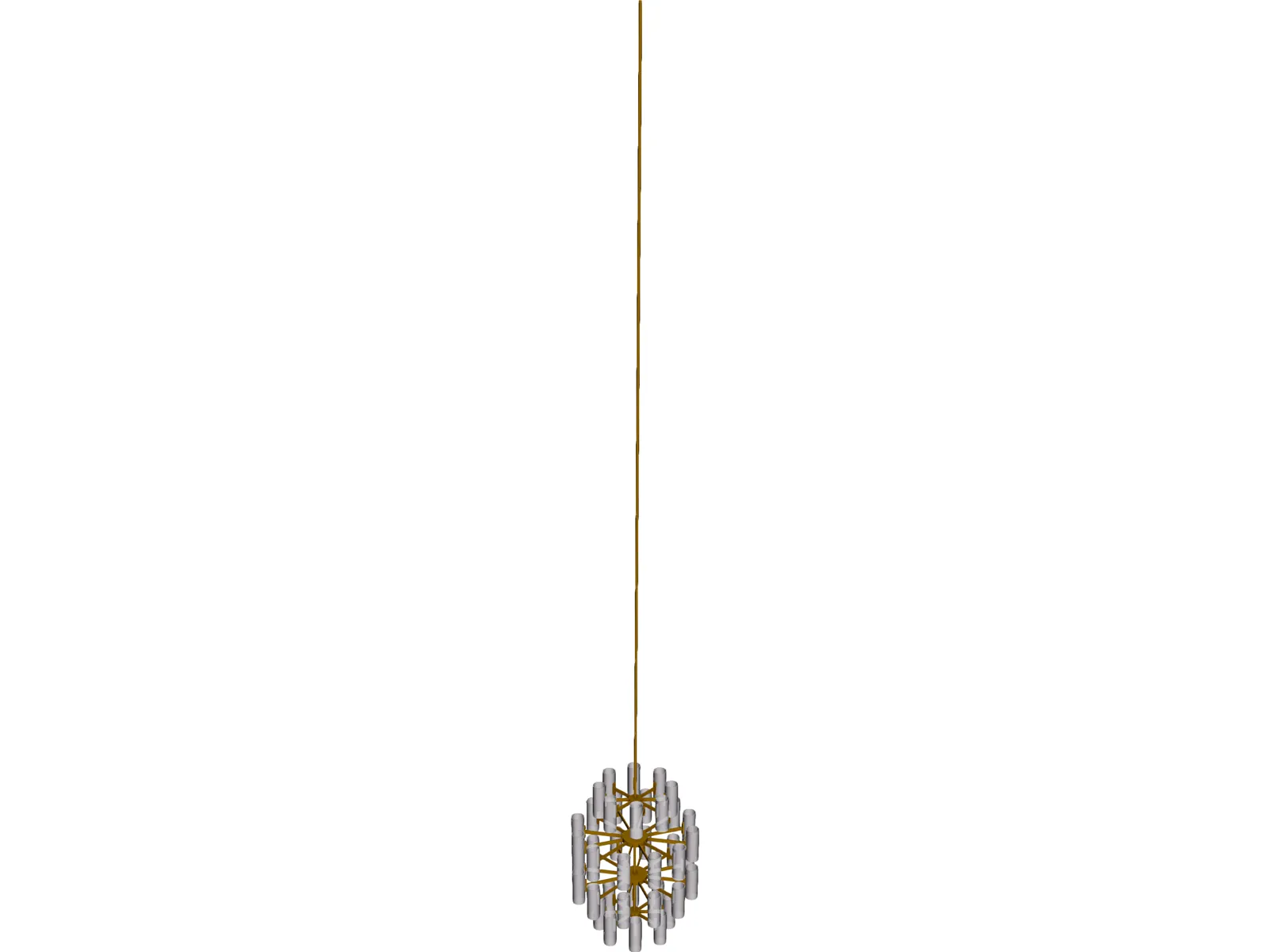 Chandelier Church 3D Model main preview