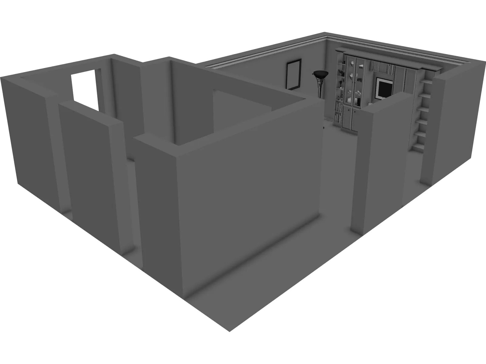 Boutique 3D Model main preview