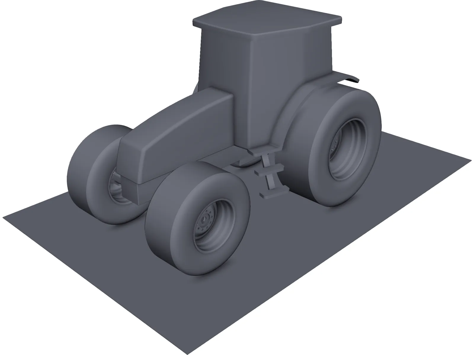 New Holland 250hp Tractor 3D Model main preview