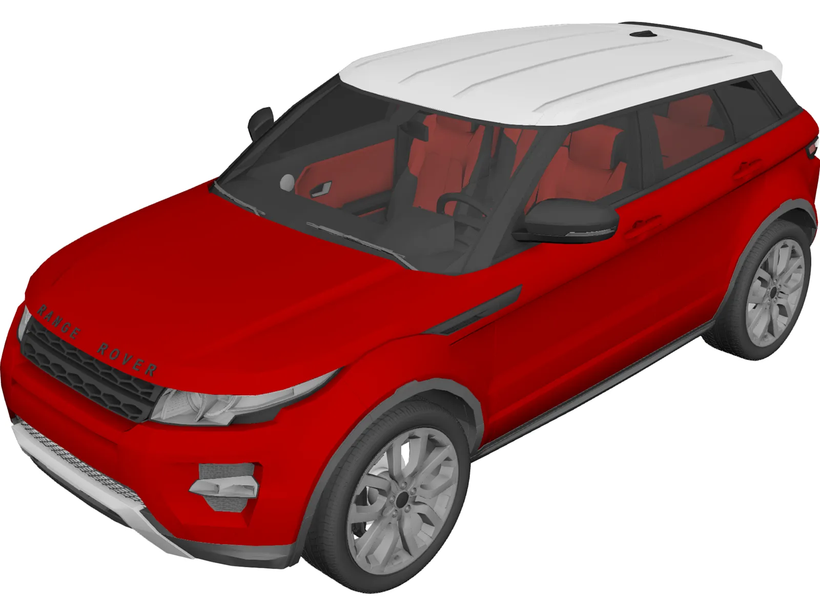 Range Rover Evoque 3D Model main preview