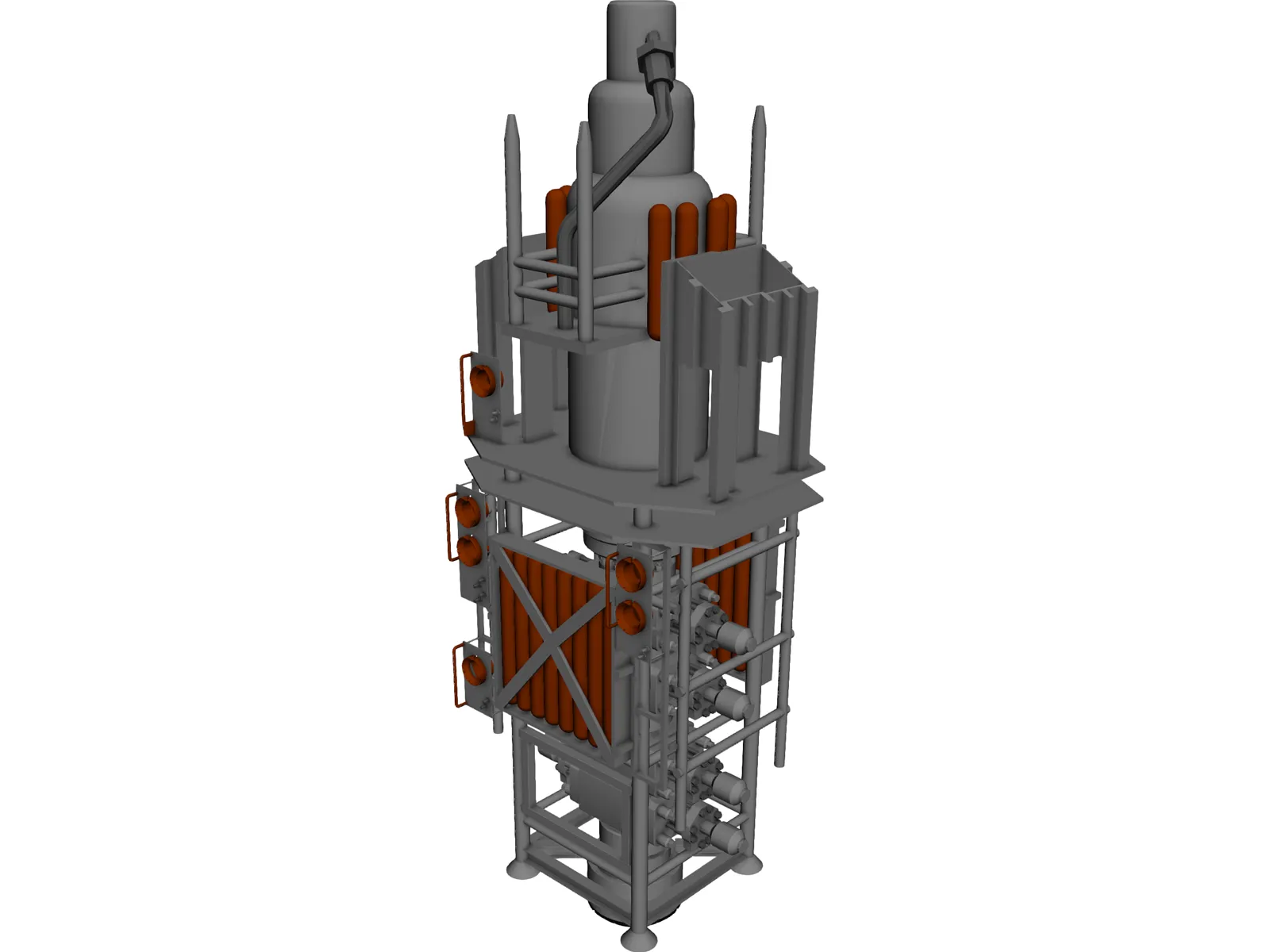 Blow Out Preventor 3D Model main preview