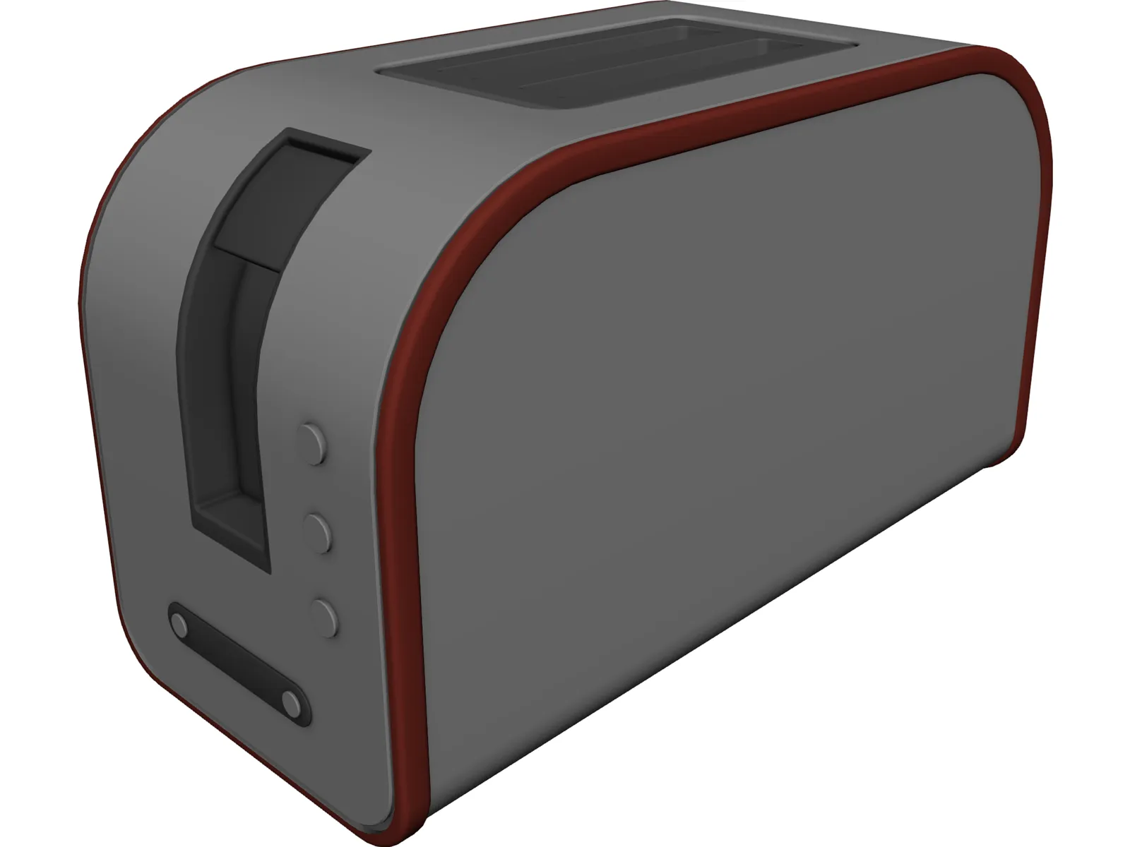 Toaster 3D Model main preview