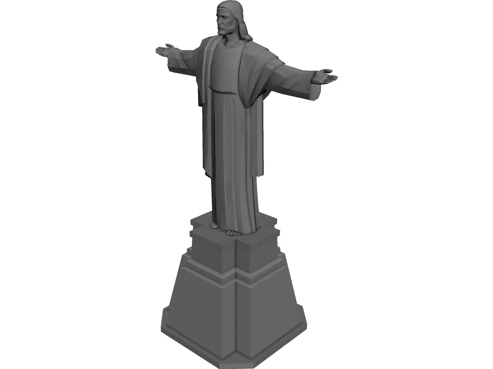 Christ 3D Model main preview