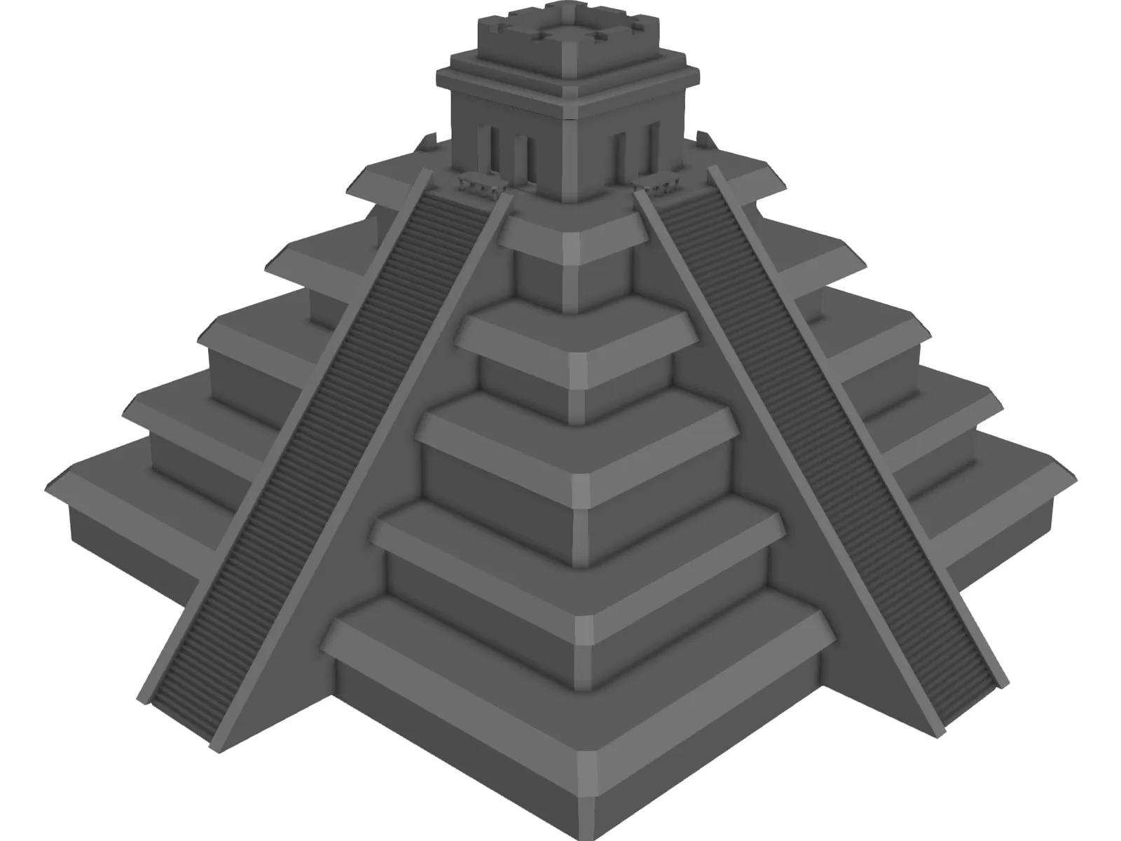 Pyramid Egyptian 3D Model main preview