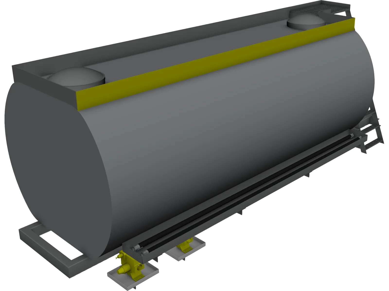 Oil Tanker Body 3D Model main preview
