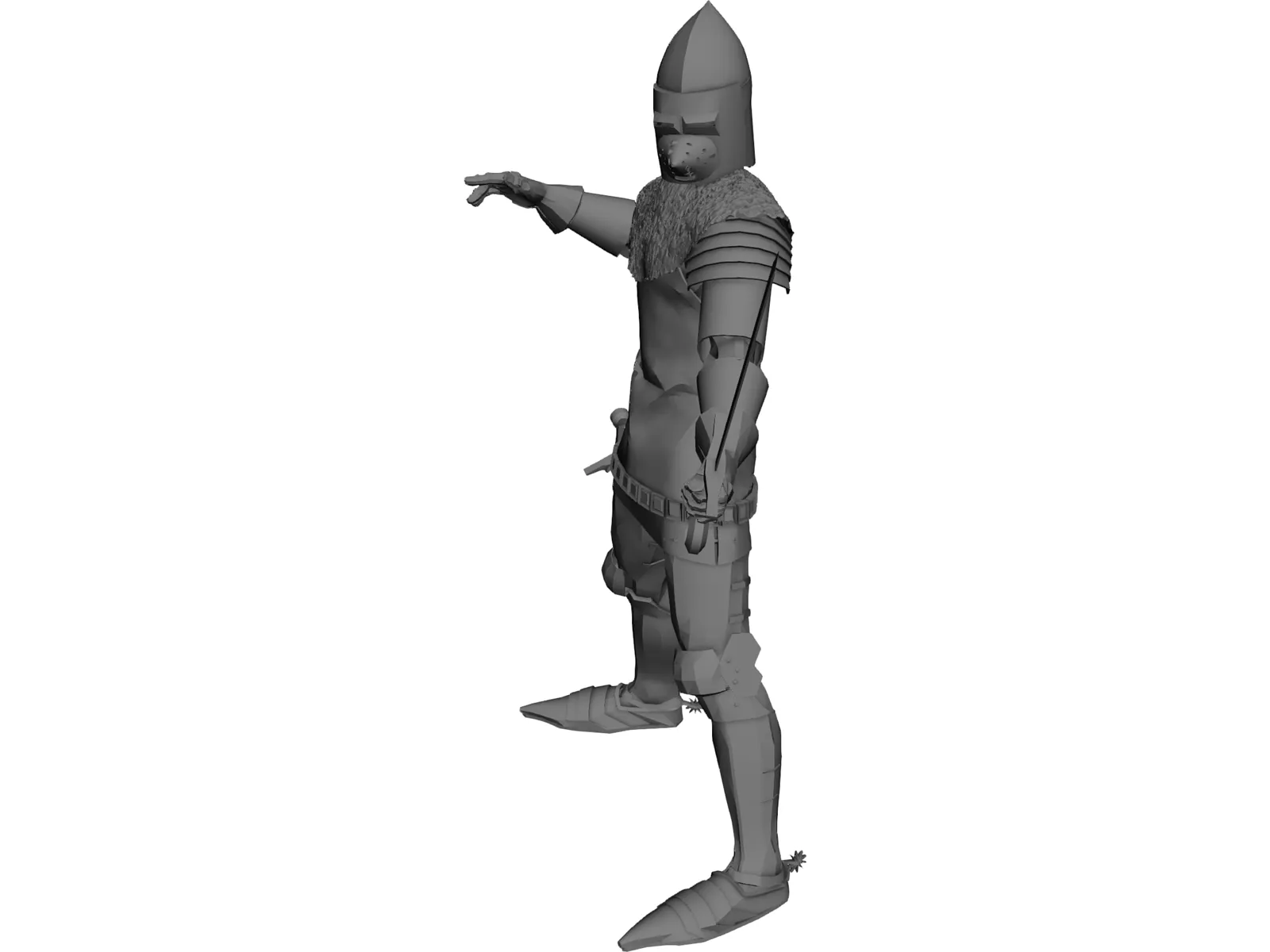 Knight 3D Model main preview