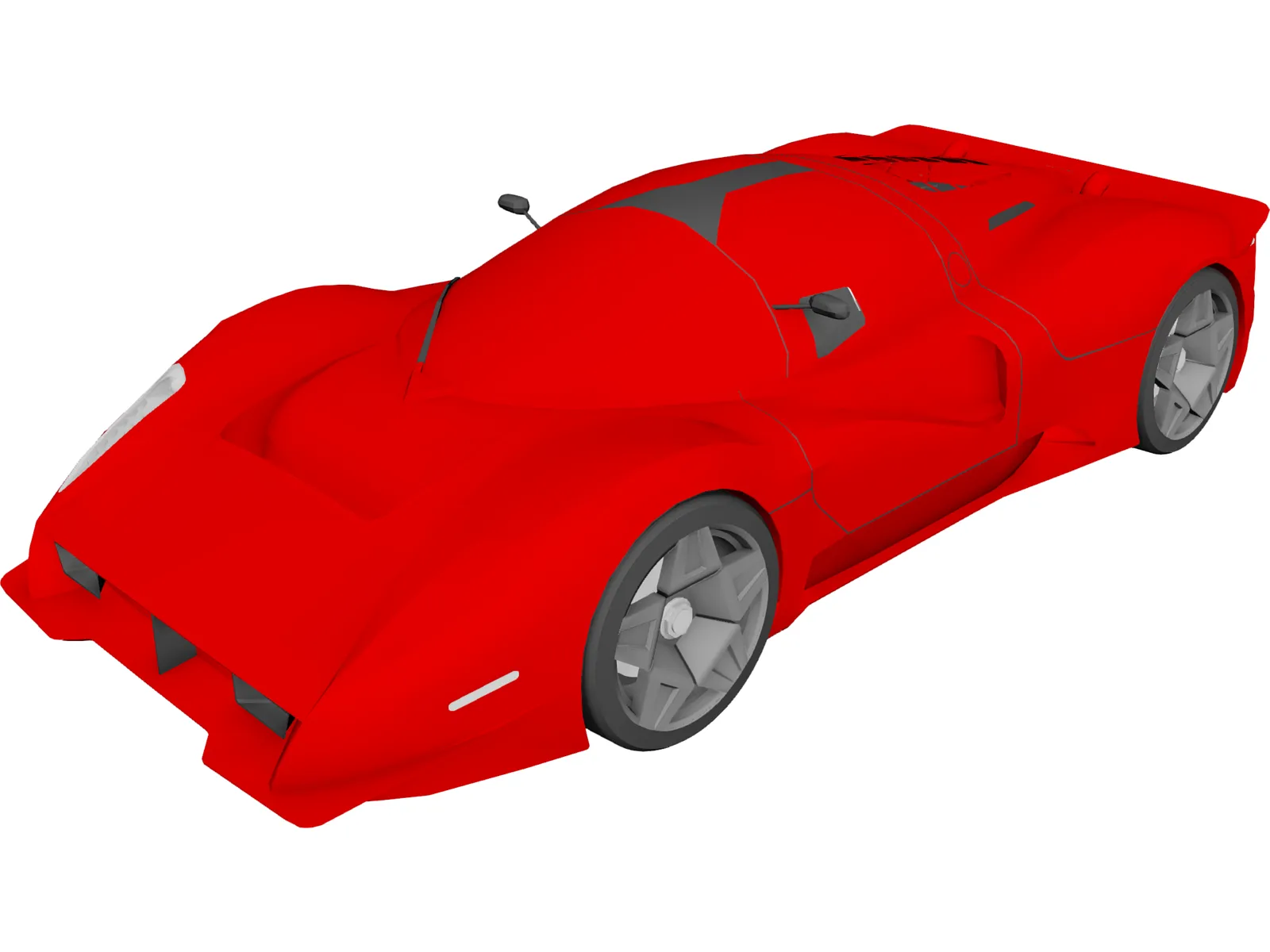 Ferrari P4/5 Pininfarina 3D Model main preview