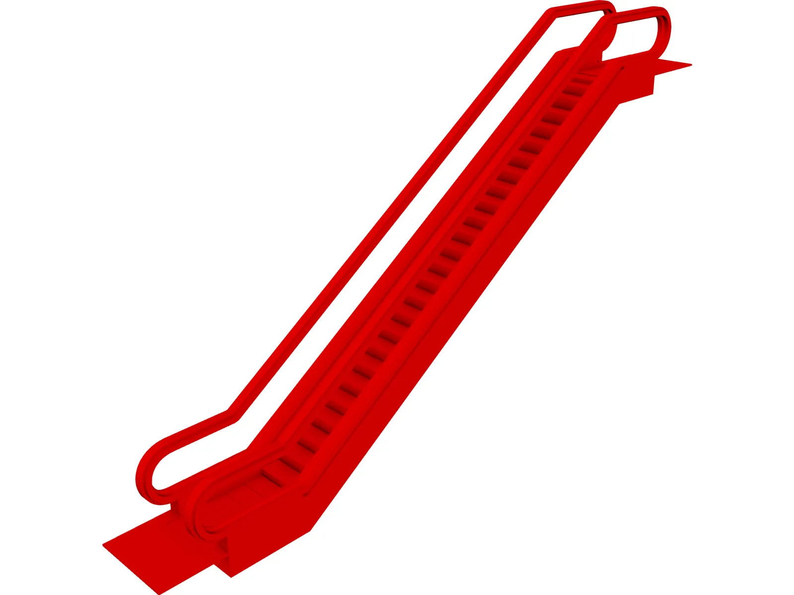 Escalator 3D Model main preview