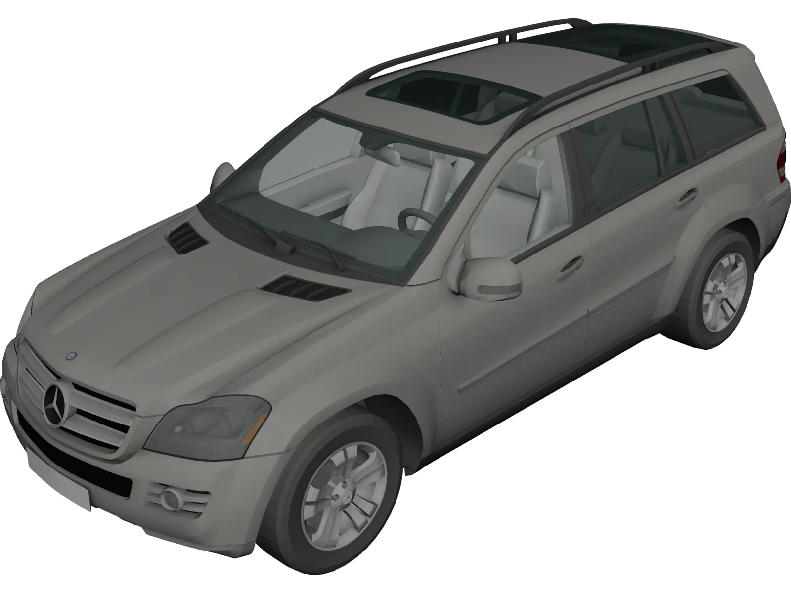 Mercedes-Benz GL 450 3D Model main preview