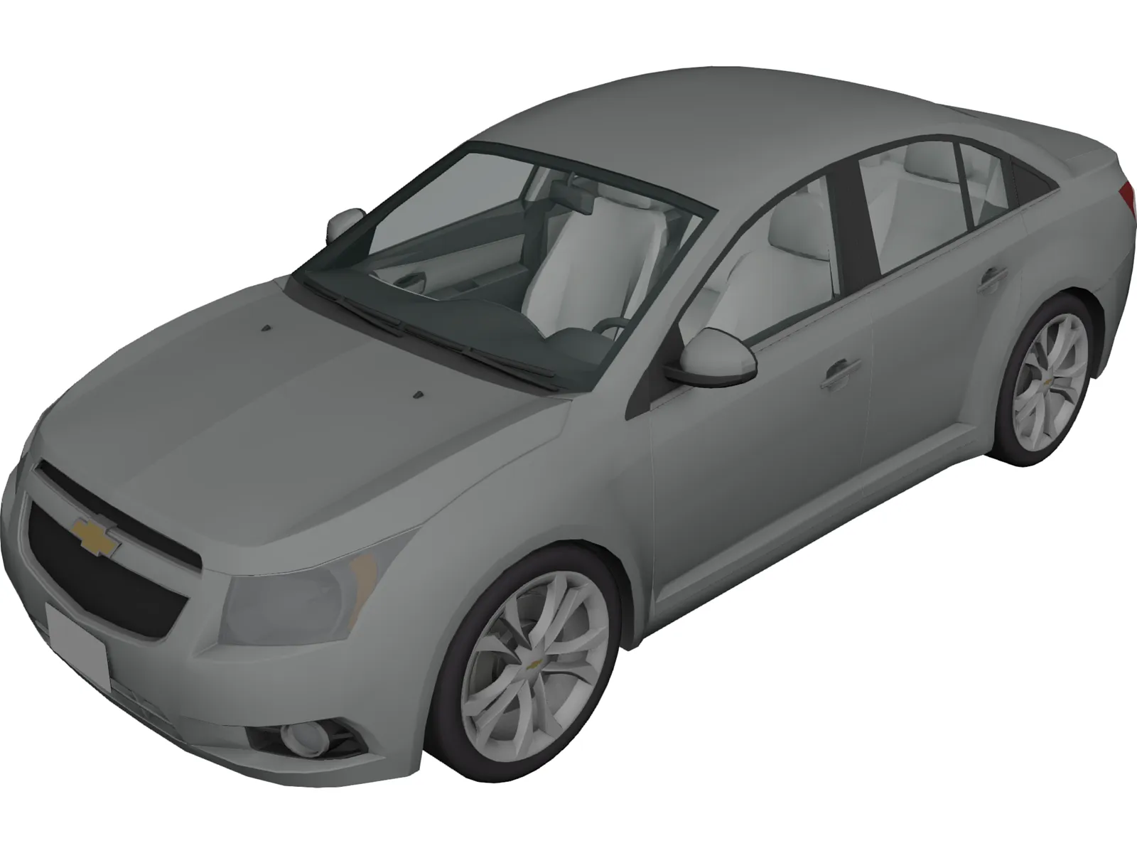 Chevrolet Cruze 3D Model main preview