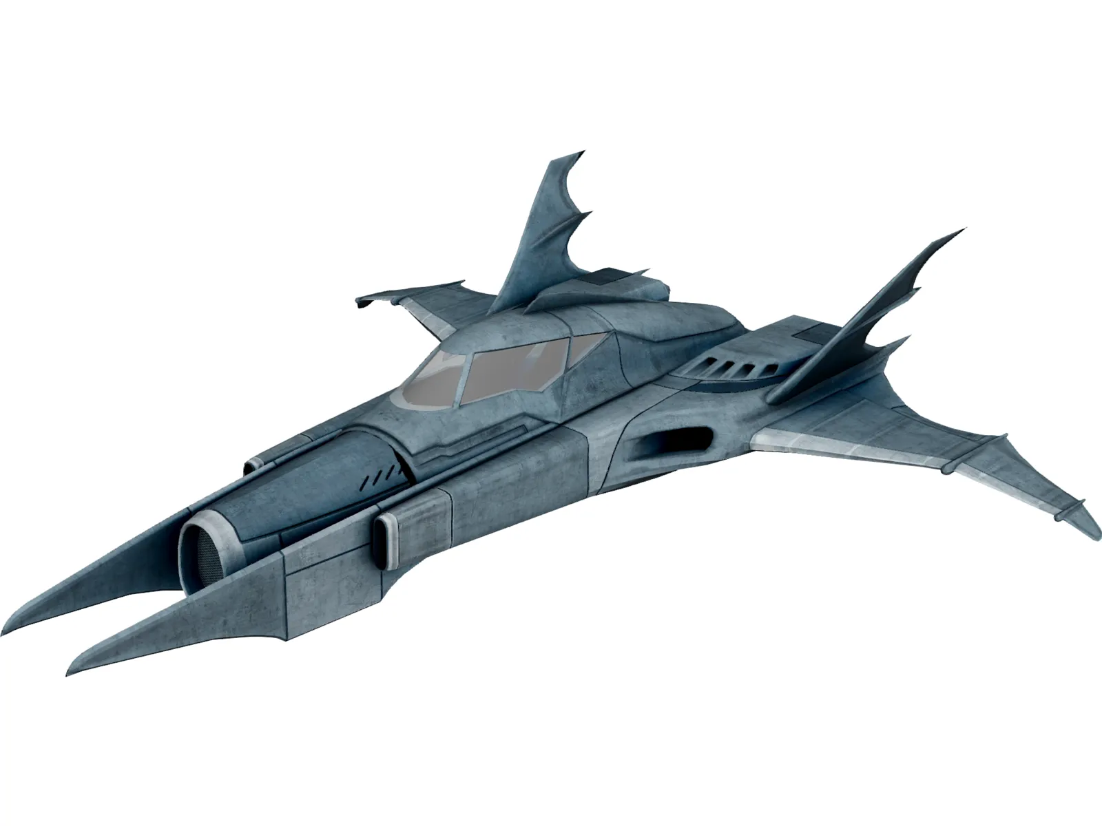 Batmobile 3D Model main preview