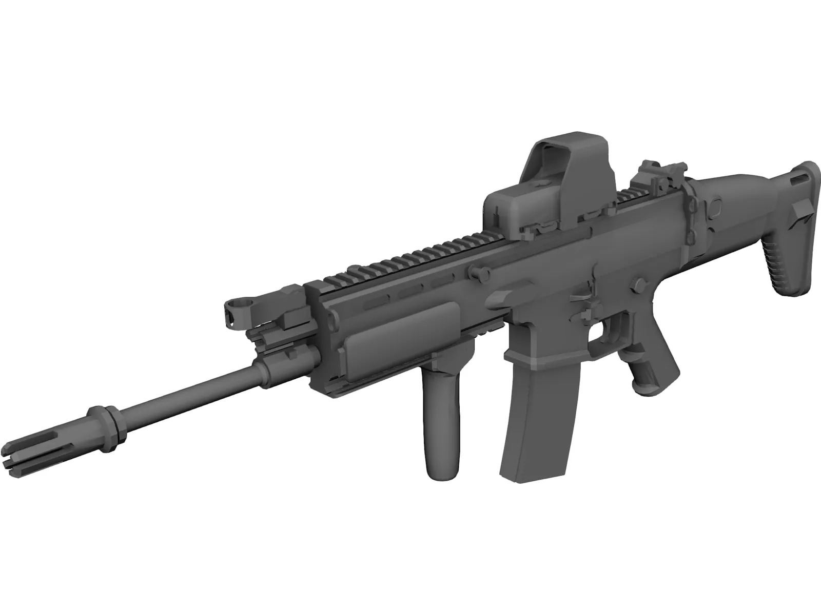 MK16 3D Model main preview