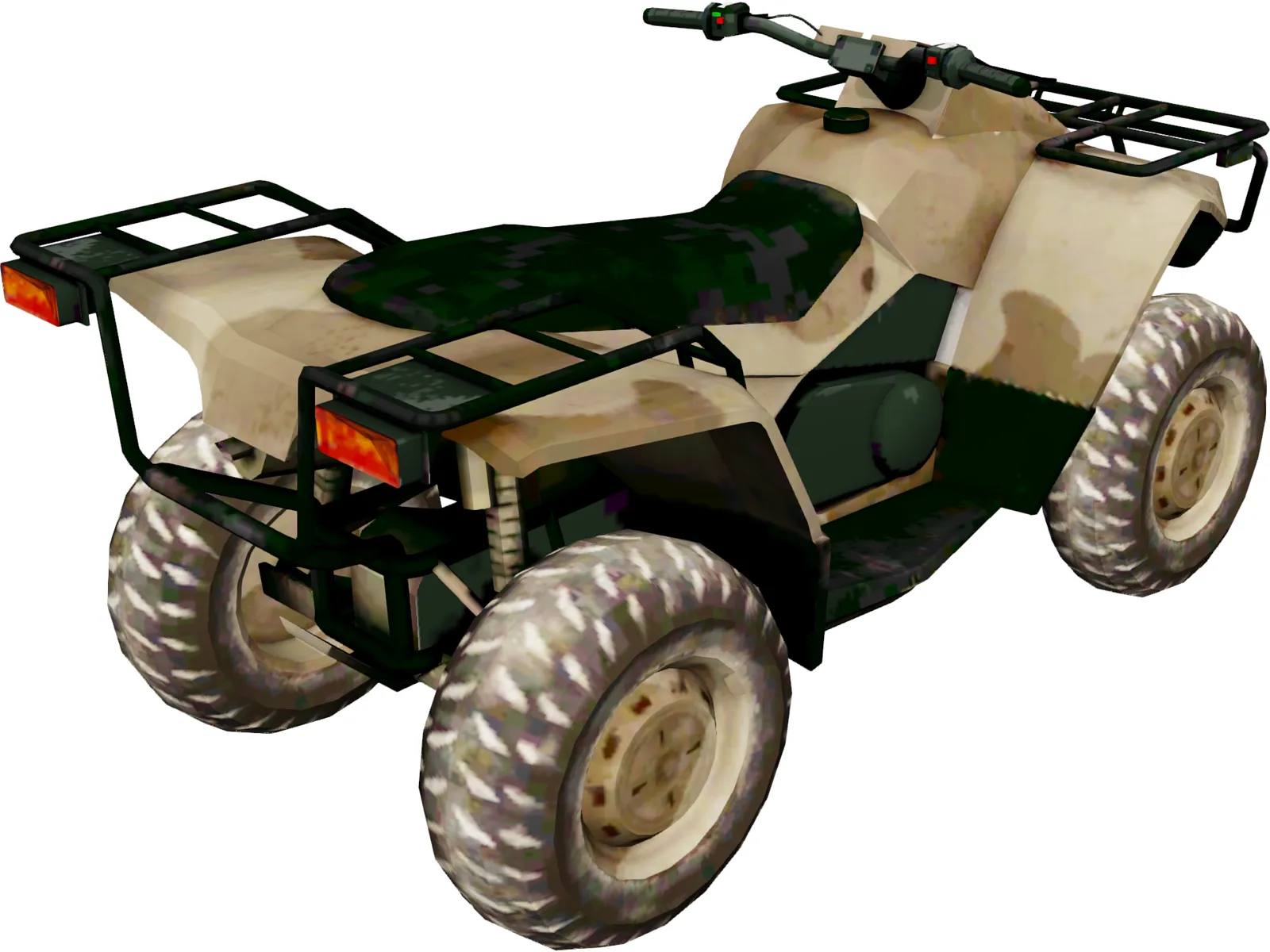Quad 3D Model main preview