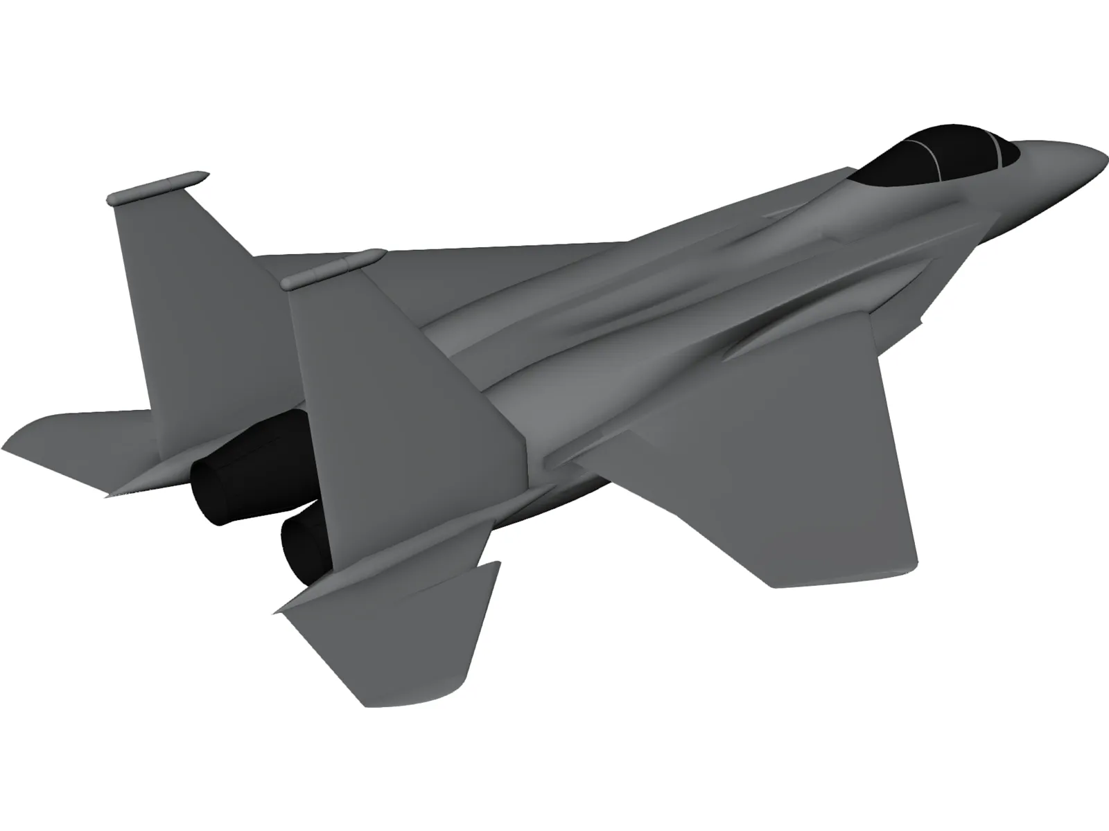 F-15C Eagle 3D Model main preview