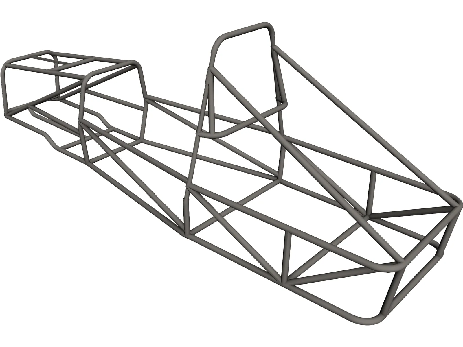 UNR Formula SAE 2014 Chassis 3D Model main preview